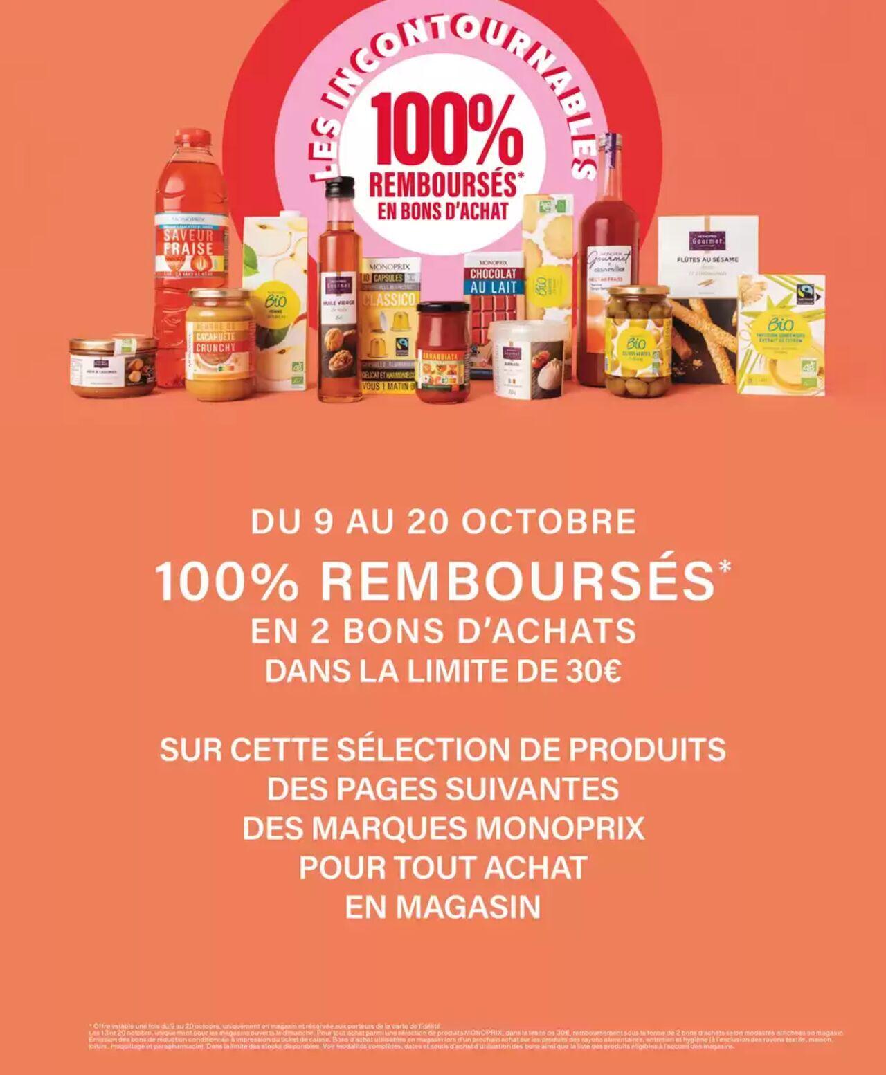 Monoprix catalogue à partir du 09/10/2024 - 20/10/2024 2