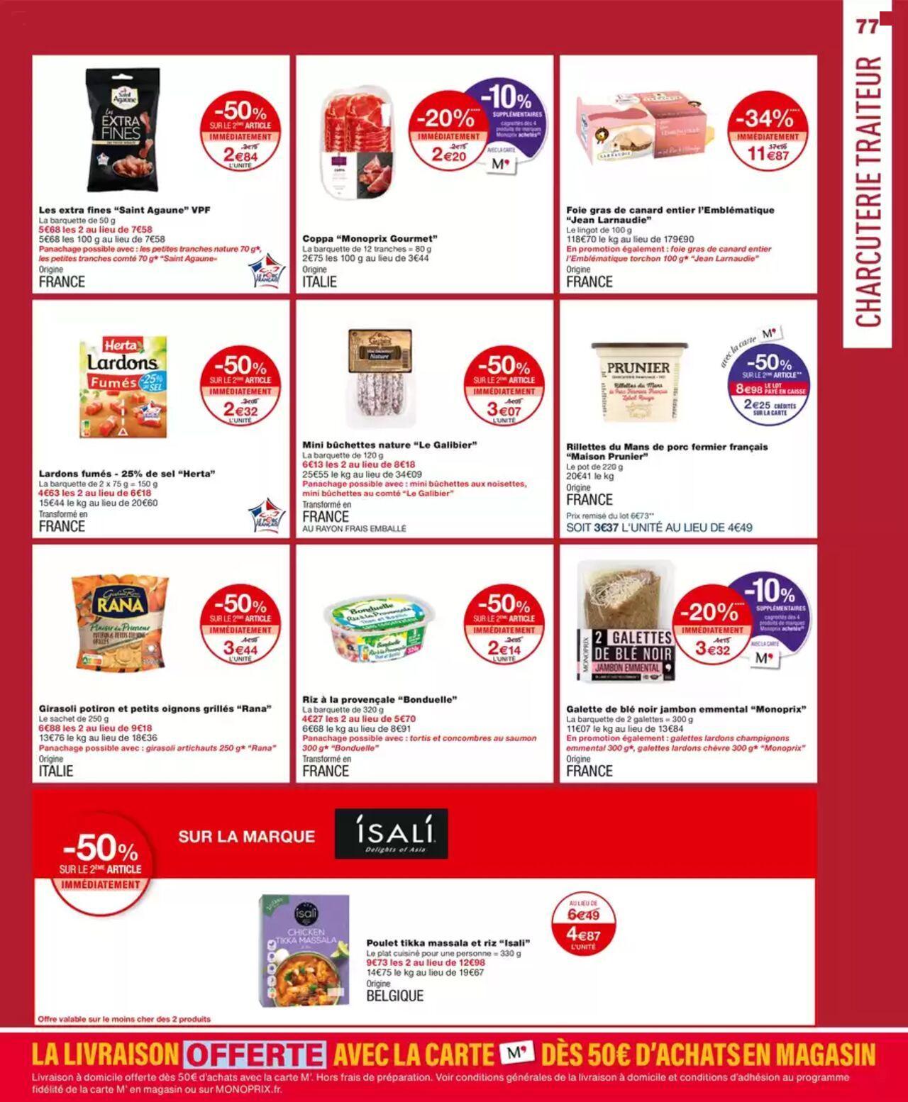 Monoprix catalogue à partir du 09/10/2024 - 20/10/2024 77