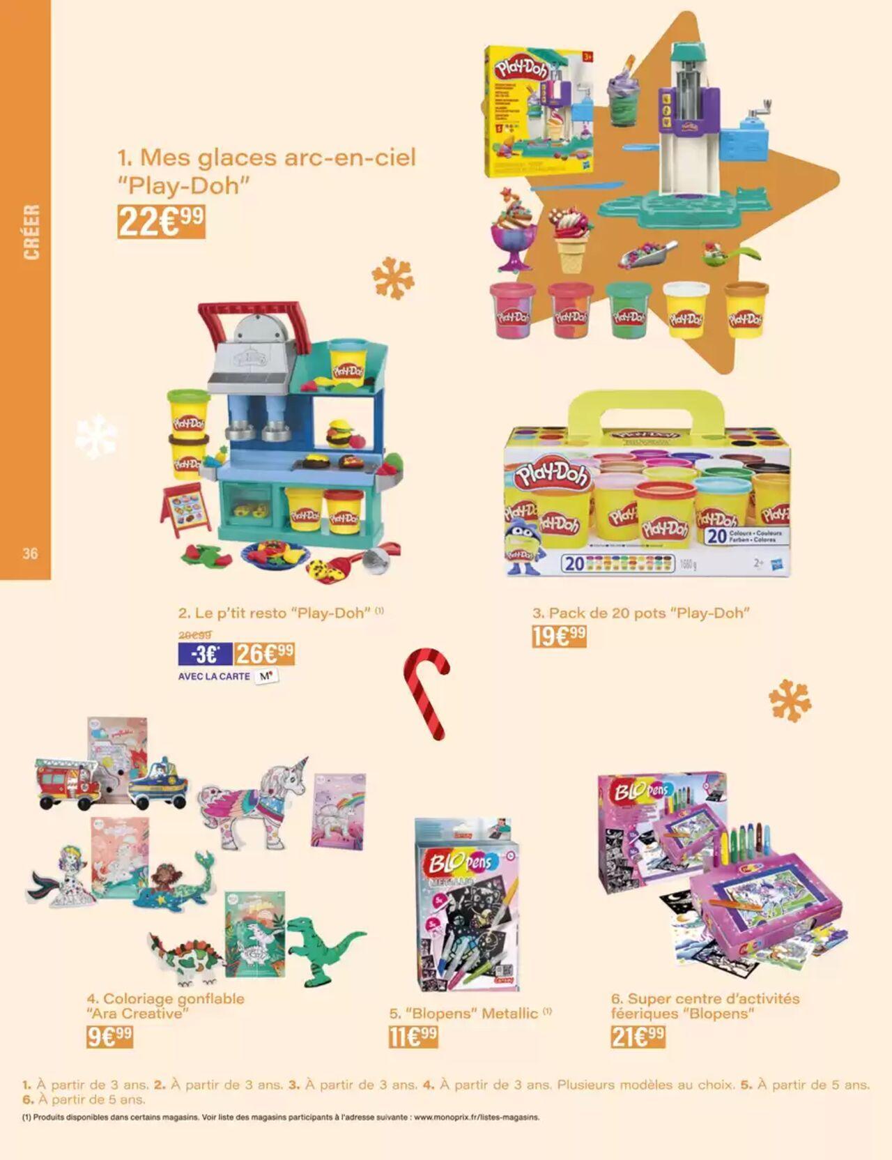 Monoprix Jouets à partir du 25/10/2024 - 31/12/2024 36