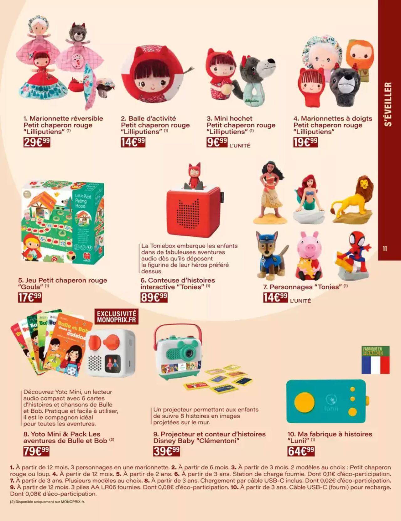 Monoprix Jouets à partir du 25/10/2024 - 31/12/2024 11