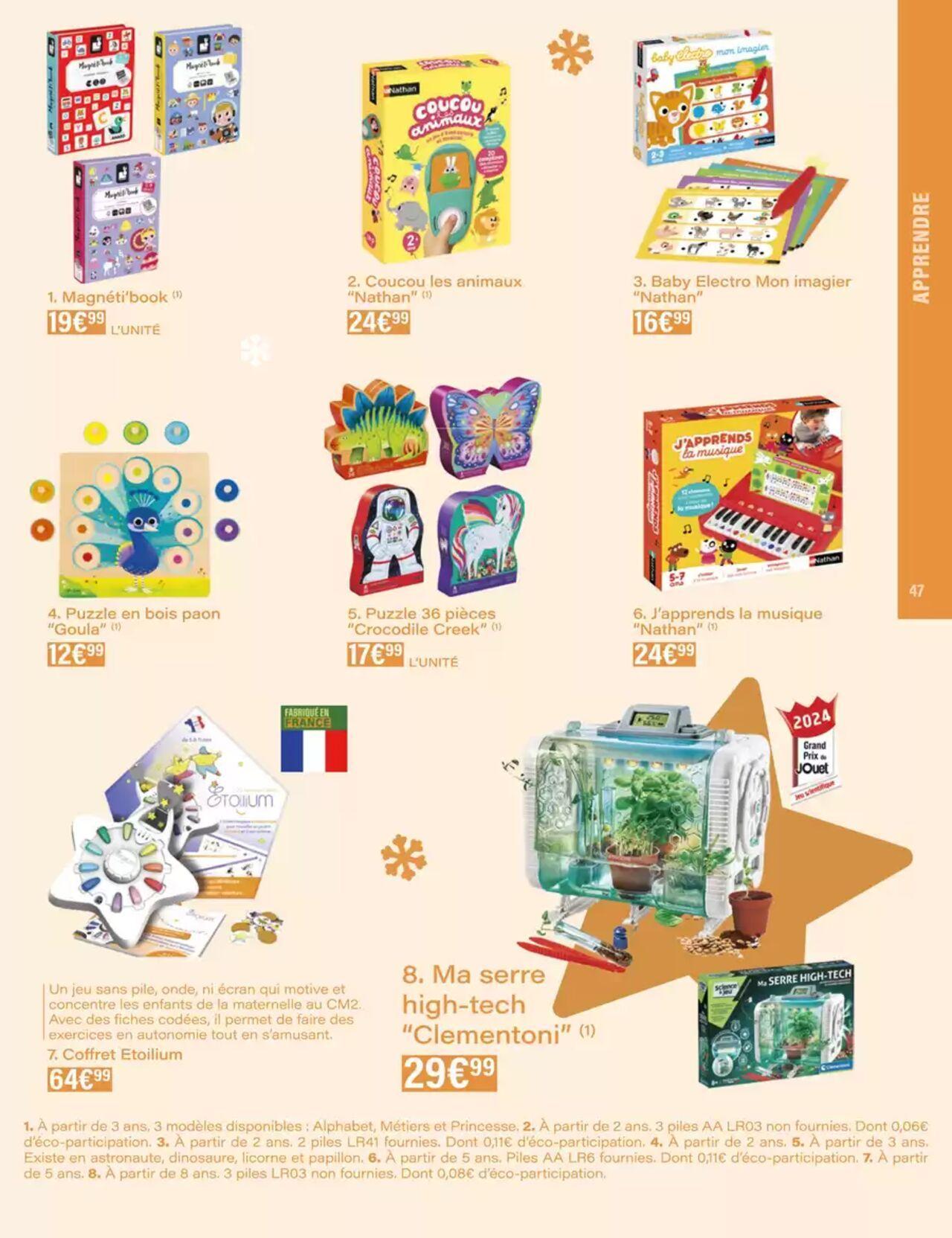 Monoprix Jouets à partir du 25/10/2024 - 31/12/2024 47