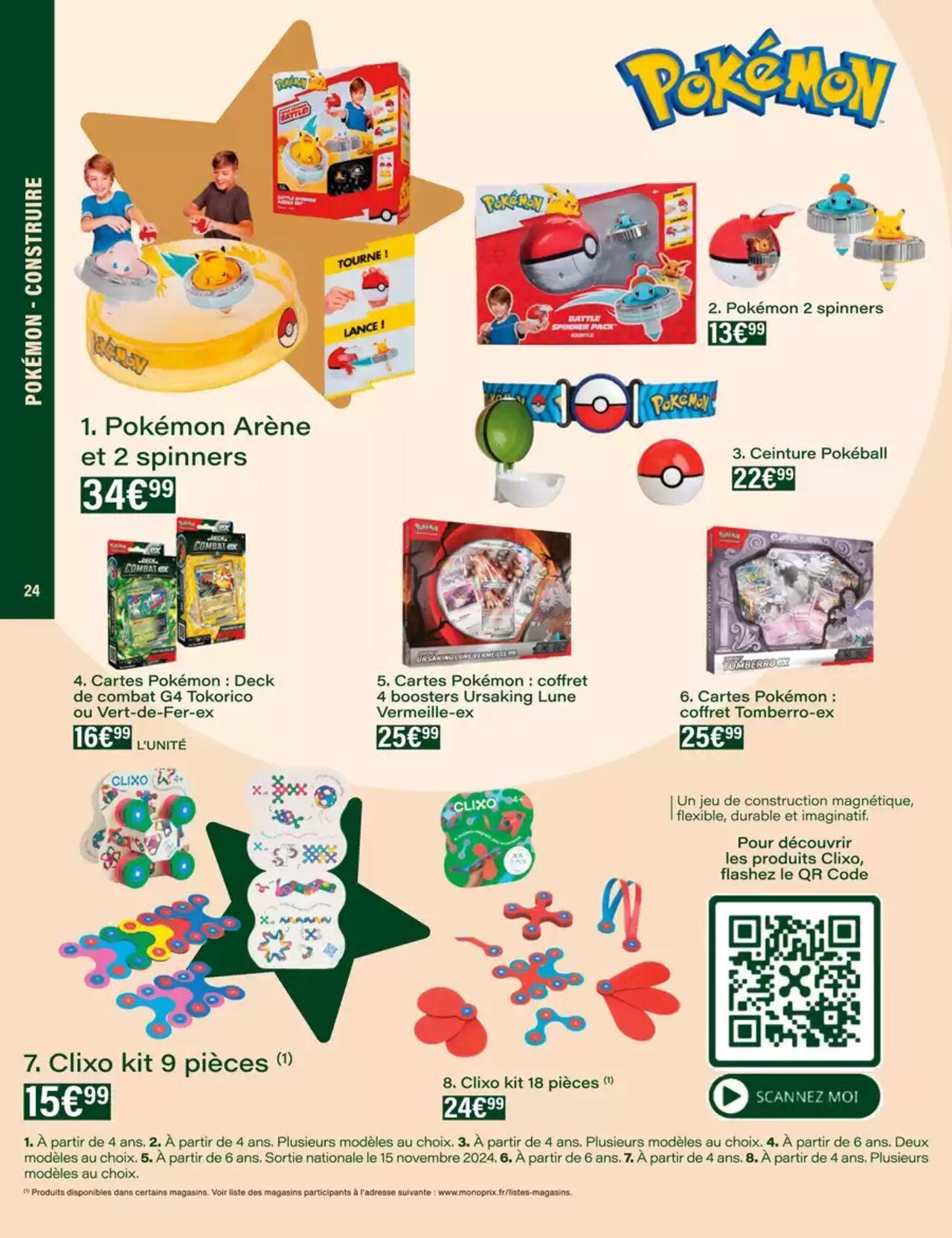 Monoprix Jouets à partir du 25/10/2024 - 31/12/2024 24