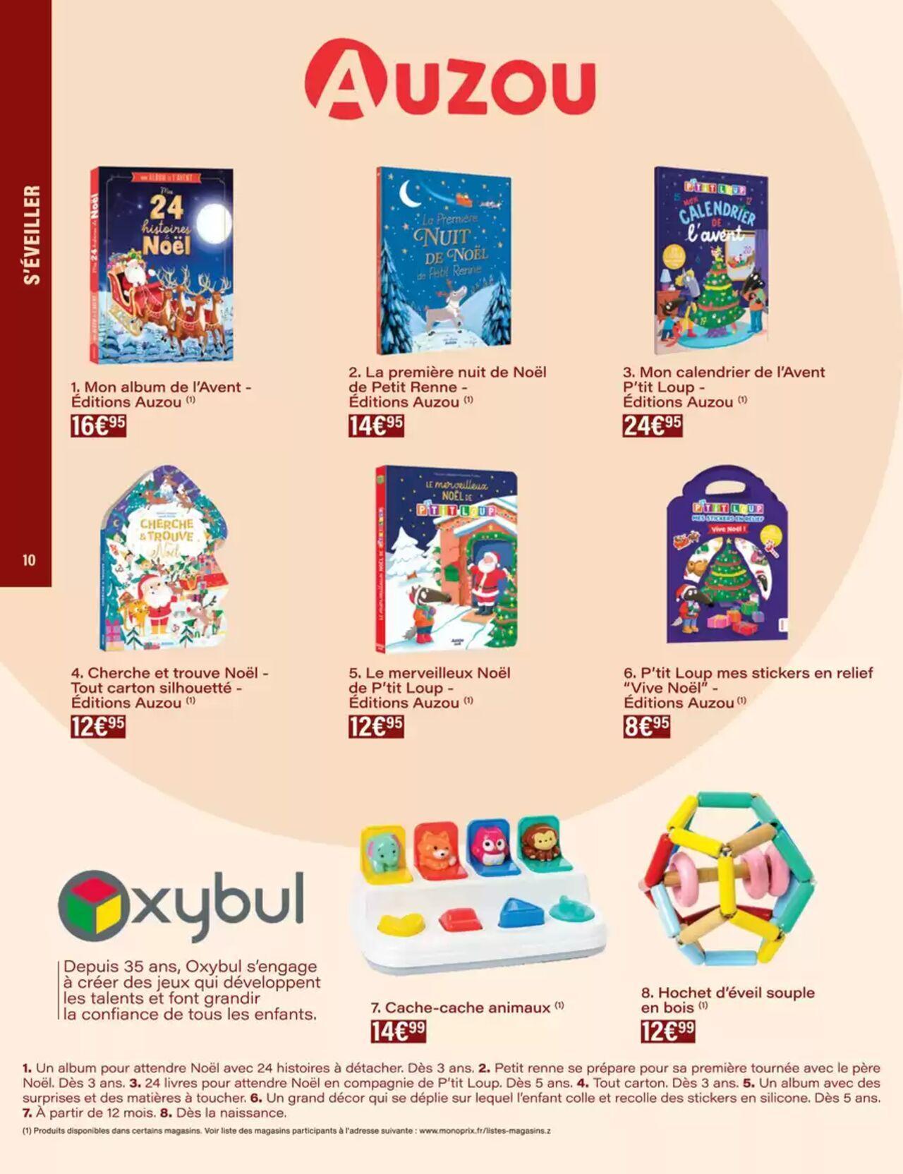 Monoprix Jouets à partir du 25/10/2024 - 31/12/2024 10