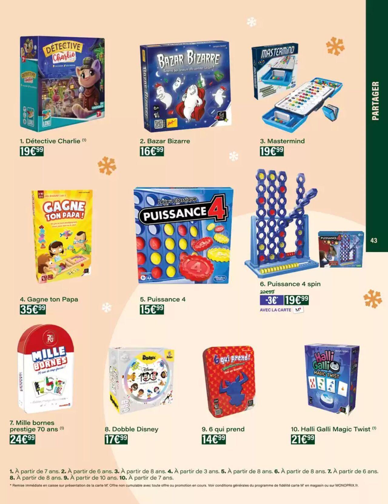 Monoprix Jouets à partir du 25/10/2024 - 31/12/2024 43