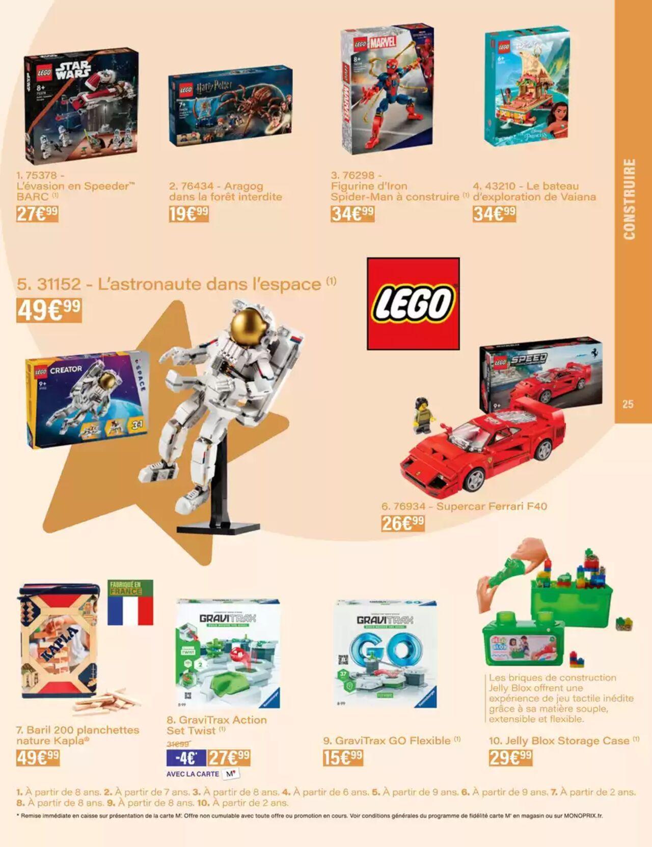 Monoprix Jouets à partir du 25/10/2024 - 31/12/2024 25