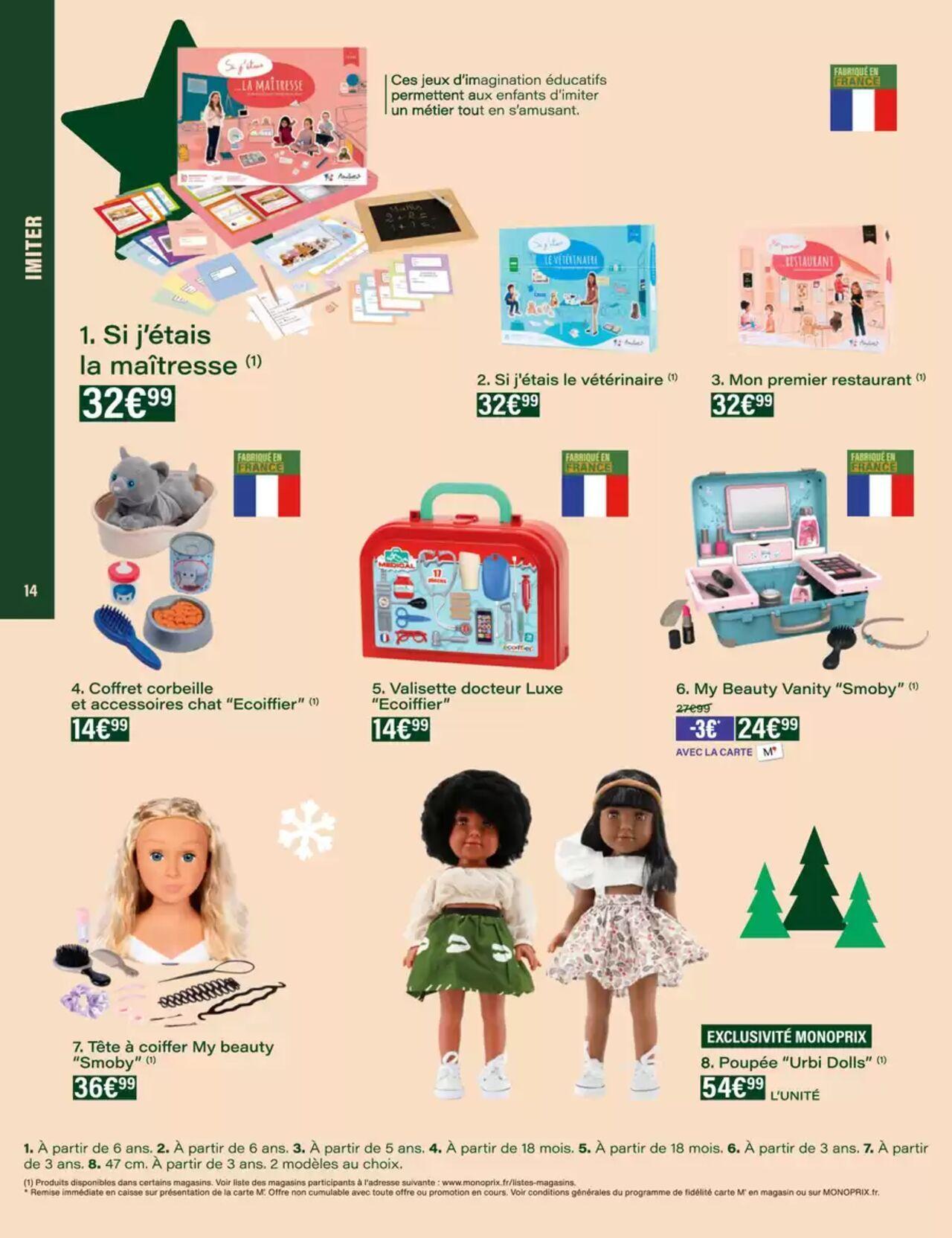 Monoprix Jouets à partir du 25/10/2024 - 31/12/2024 14