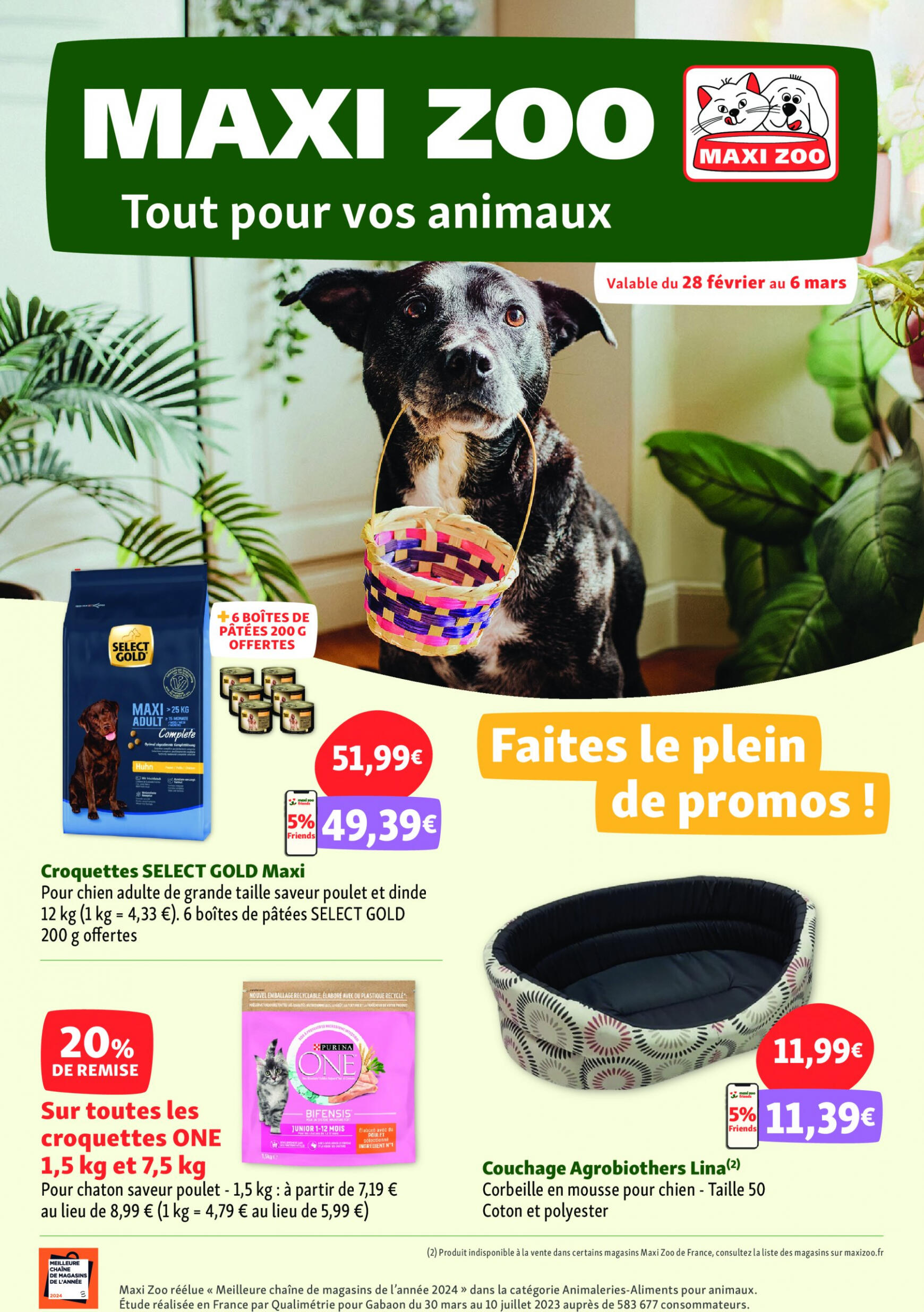 Maxizoo - MAXI ZOO Tout pour vos animaux valable à partir de 28.02.2024