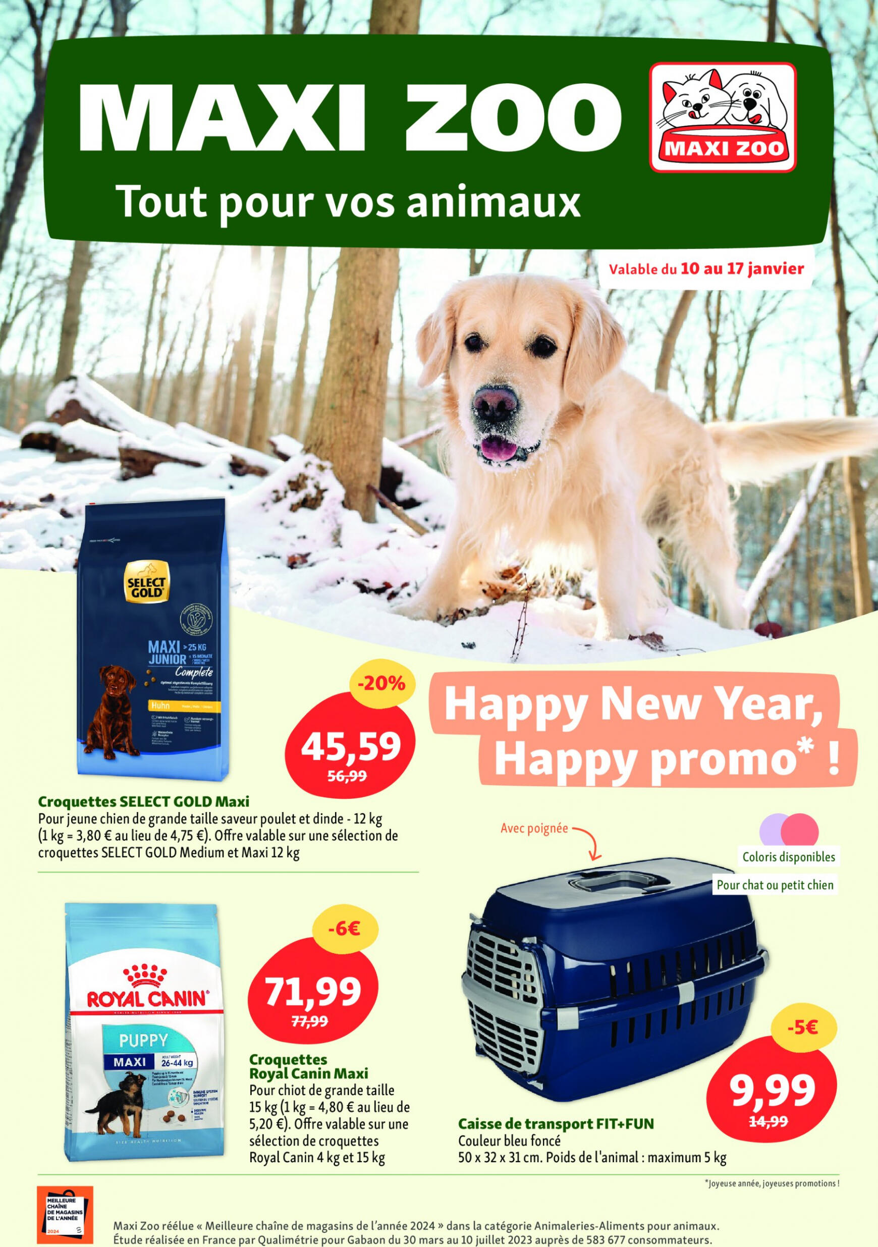 Maxizoo - Tout pour vos animaux valable à partir de 10.01.2024