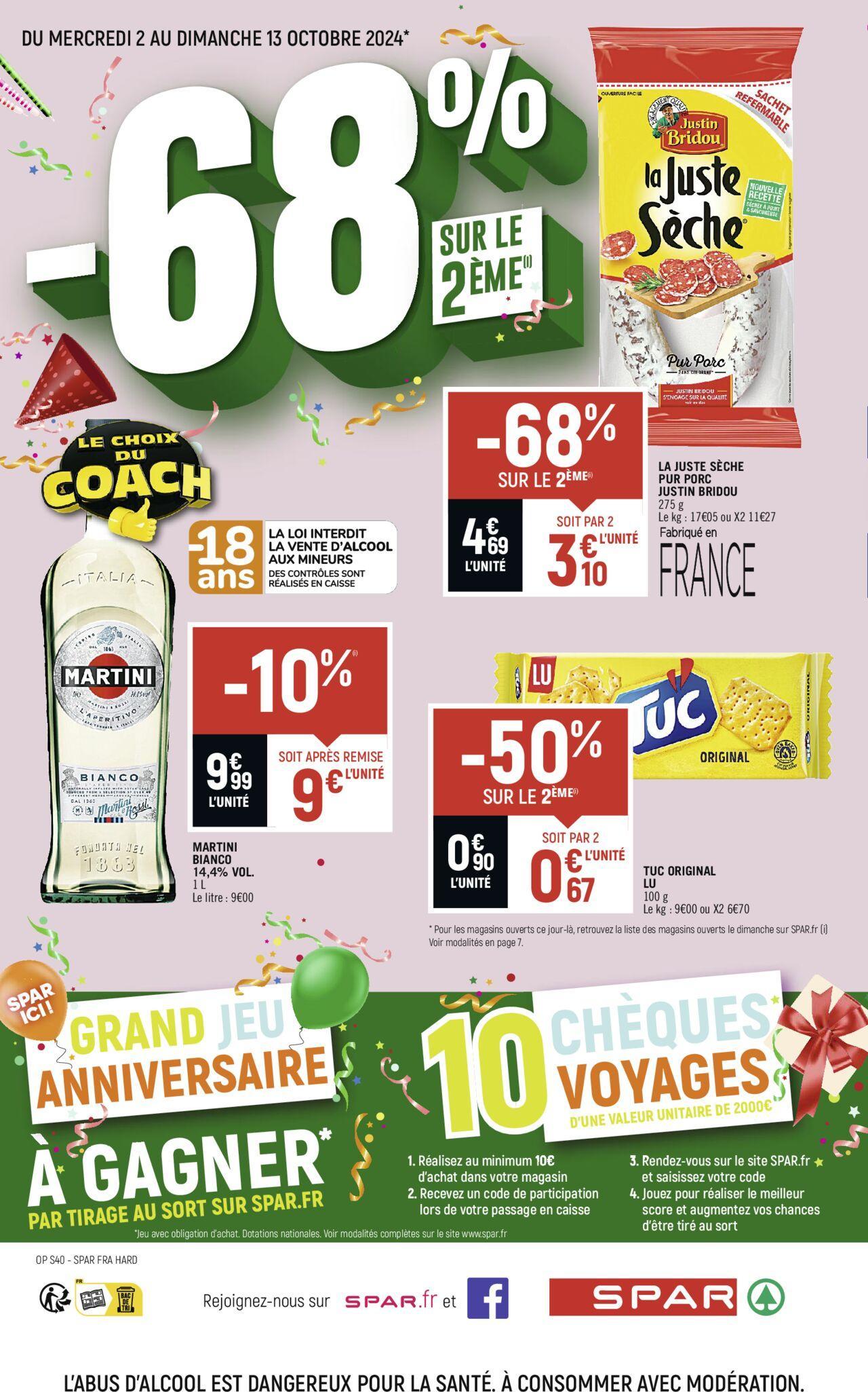 Spar catalogue à partir du 02/10/2024 - 13/10/2024 12