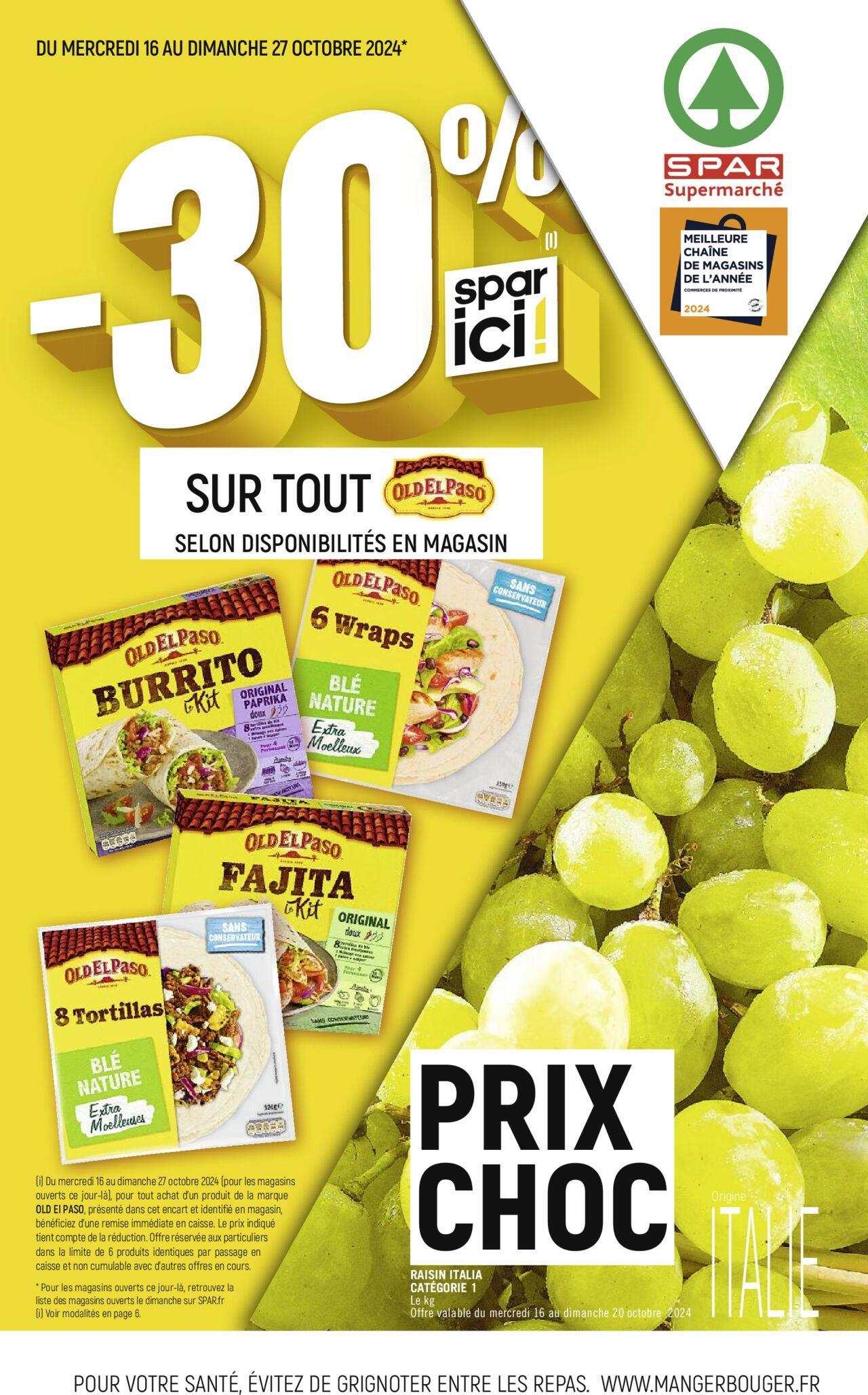 Spar catalogue à partir du 16/10/2024 - 27/10/2024