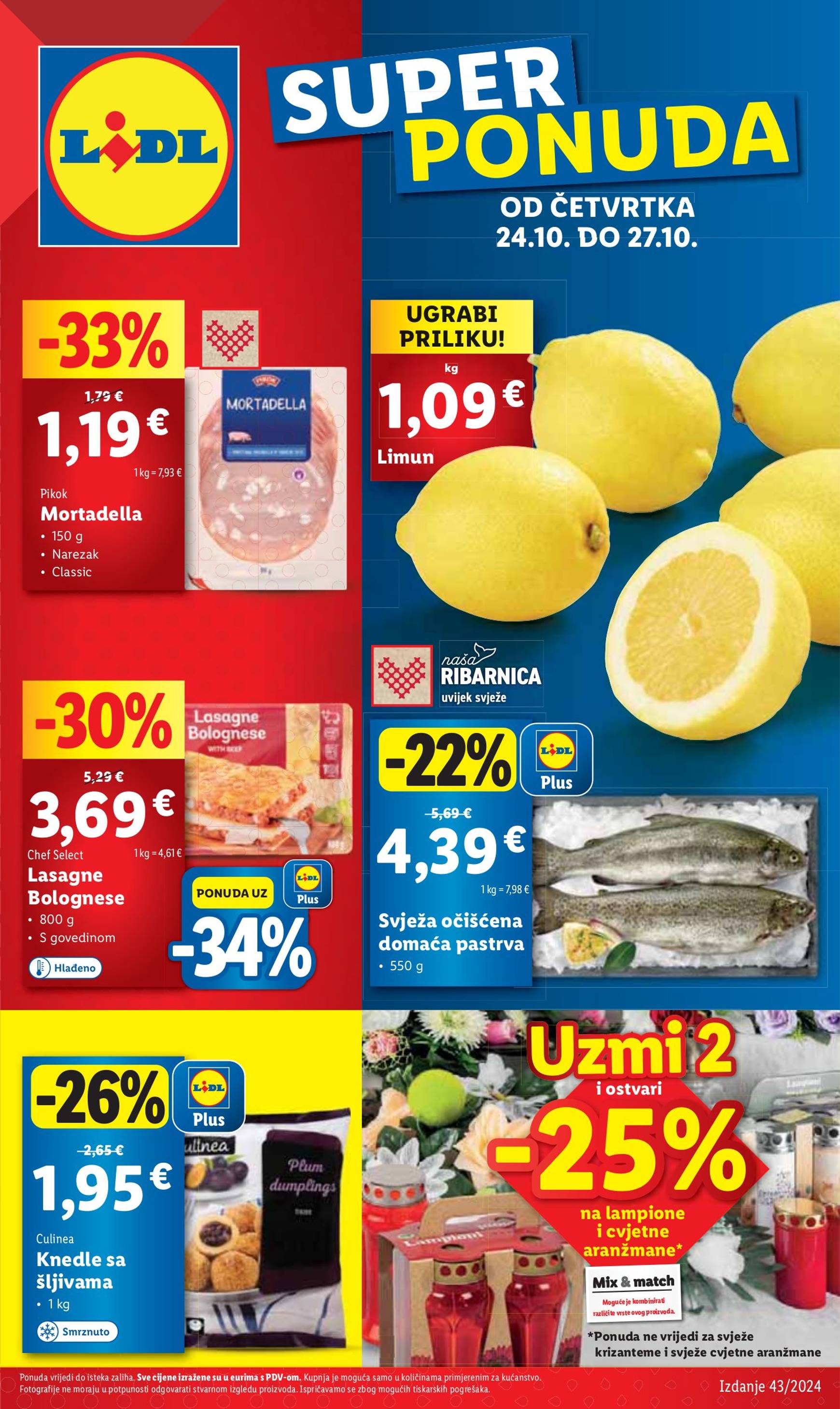 Lidl katalog vrijedi od 24.10. do 27.10.