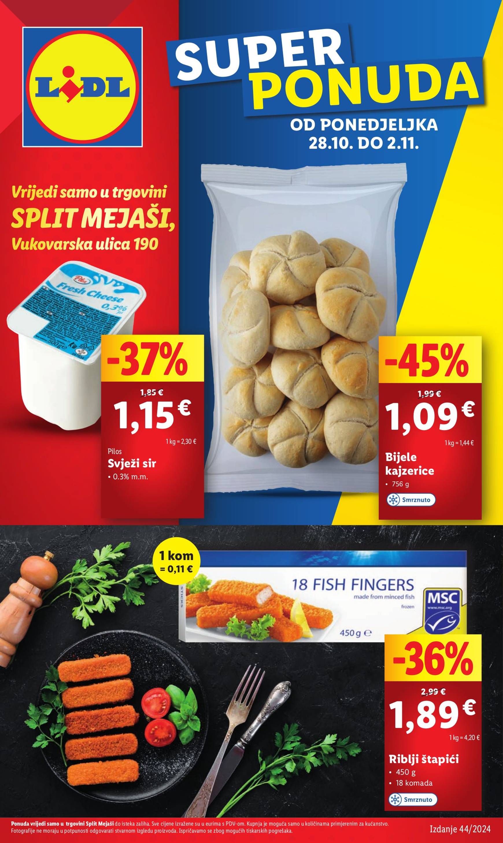 Lidl - Split katalog vrijedi od 28.10. do 02.11.