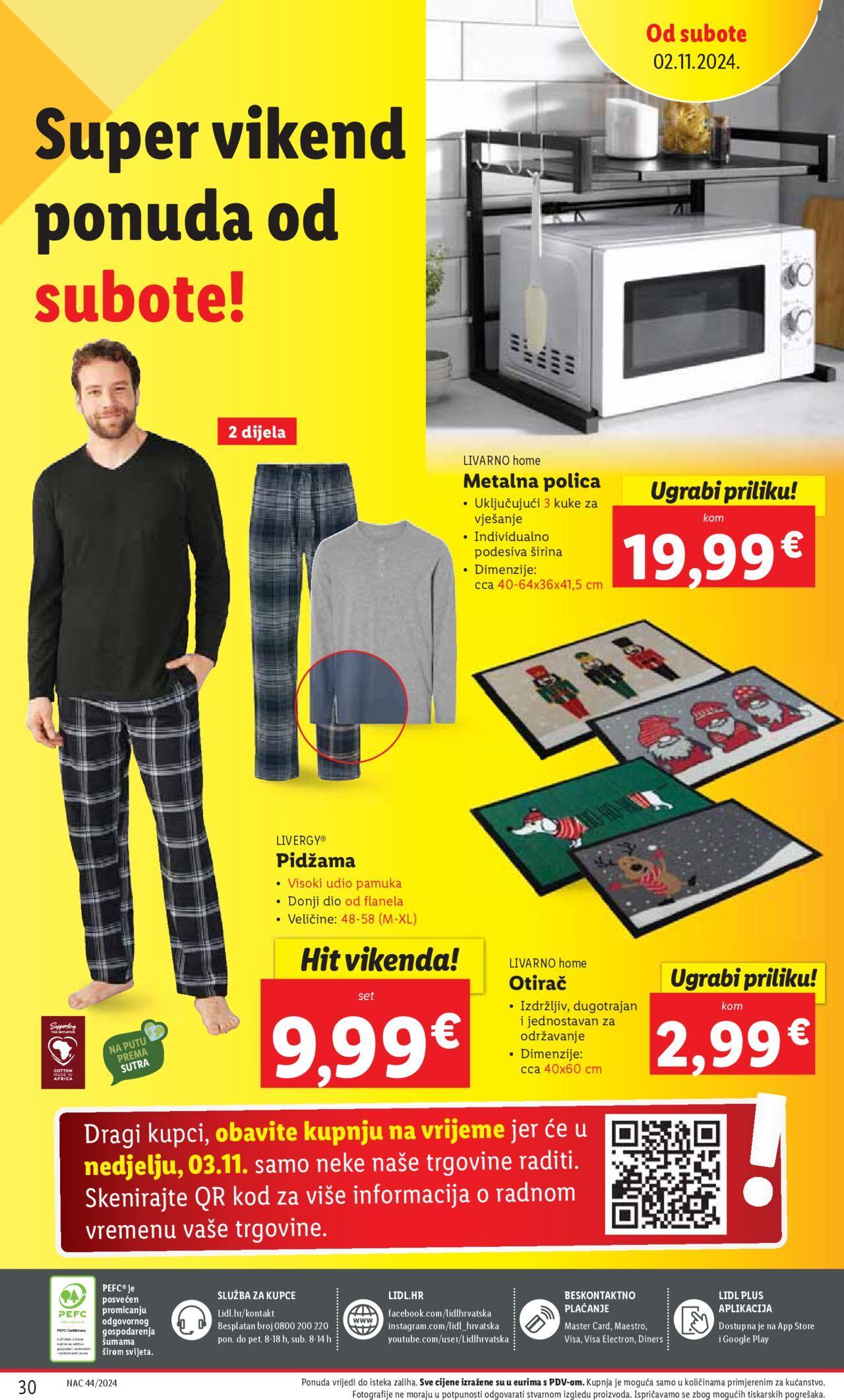 Super ponuda Lidl novi 30.10.2024 - 03.11.2024 30