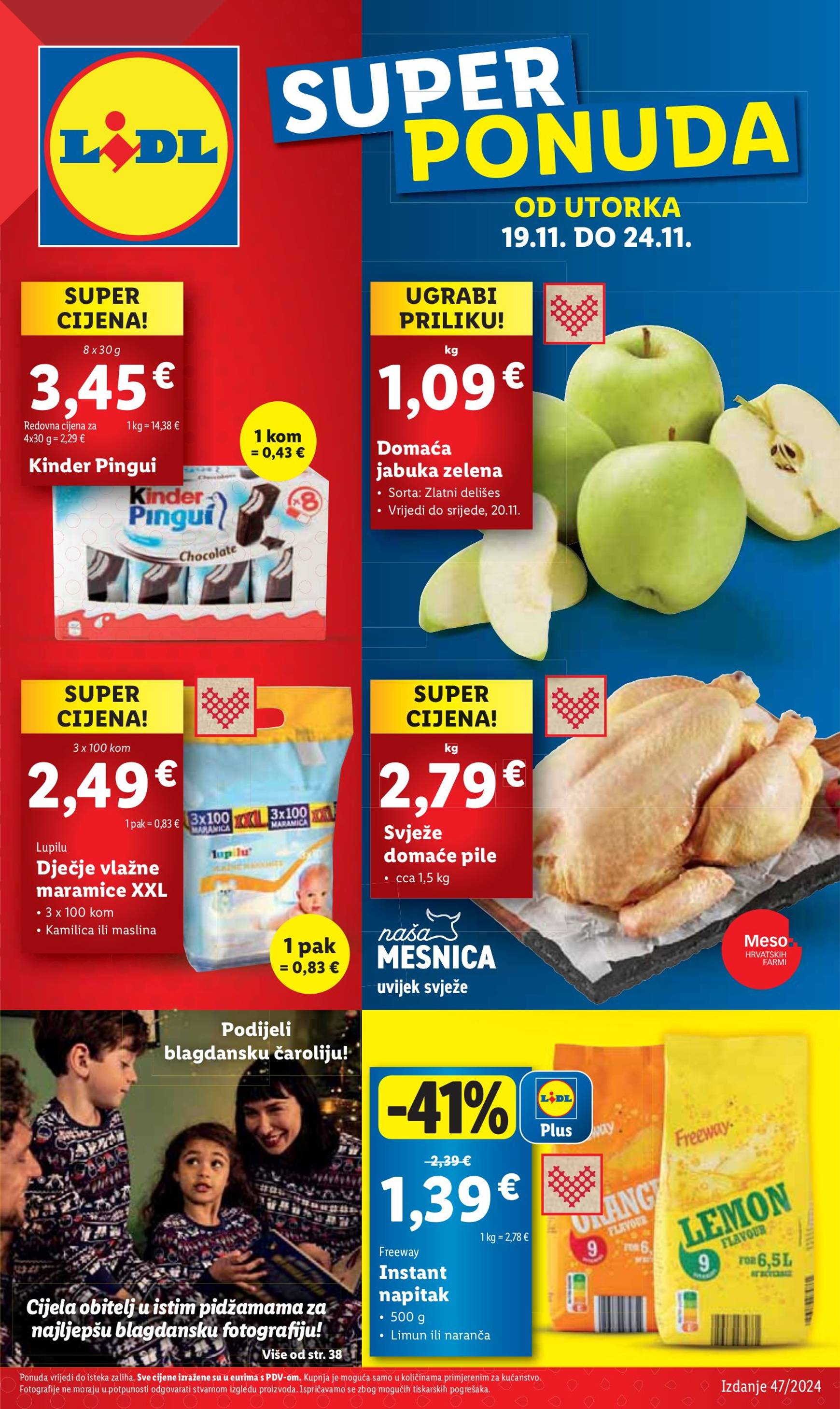 Lidl - Super ponuda katalog vrijedi od 19.11. do 24.11.