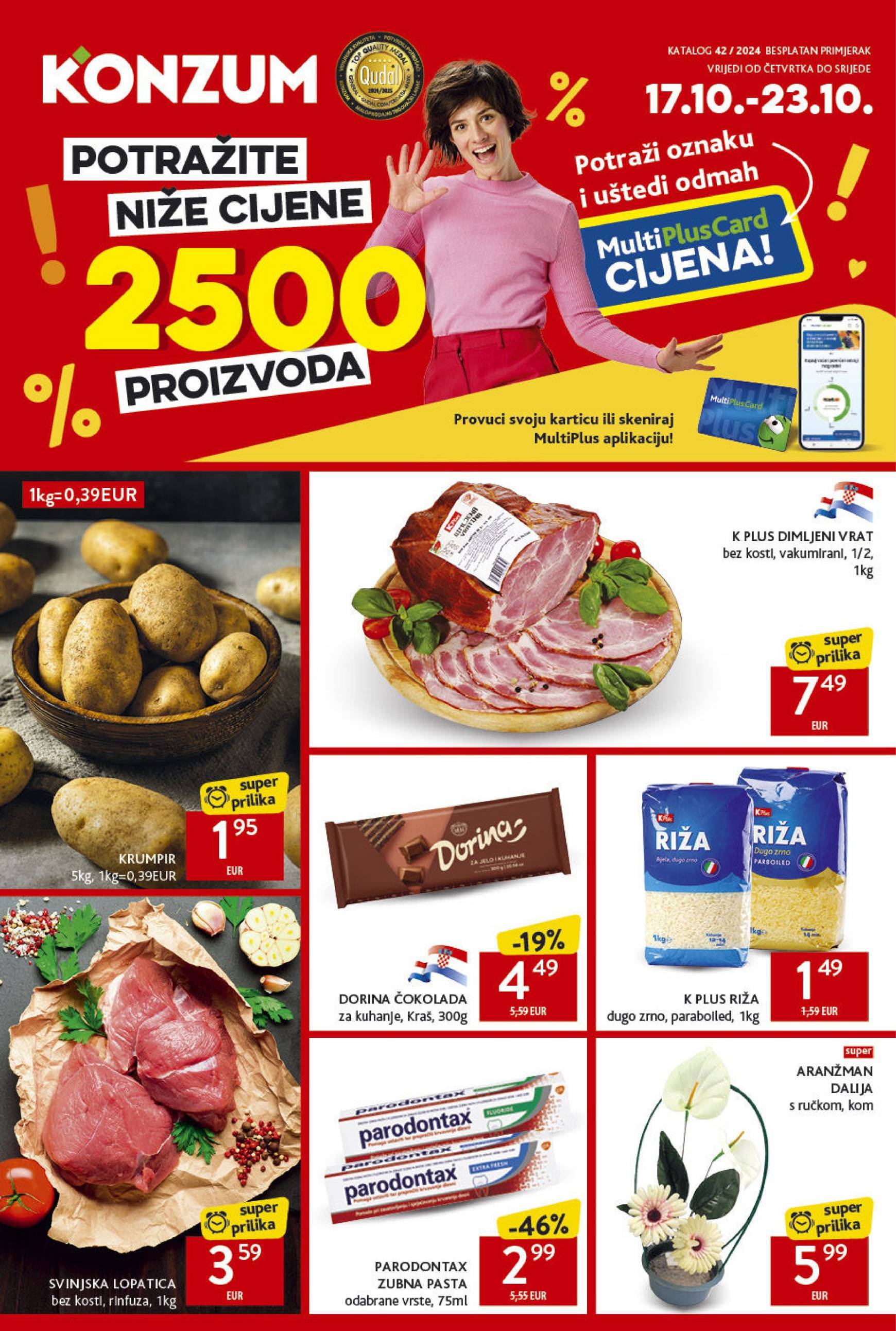 Konzum katalog vrijedi od 17.10. do 23.10.