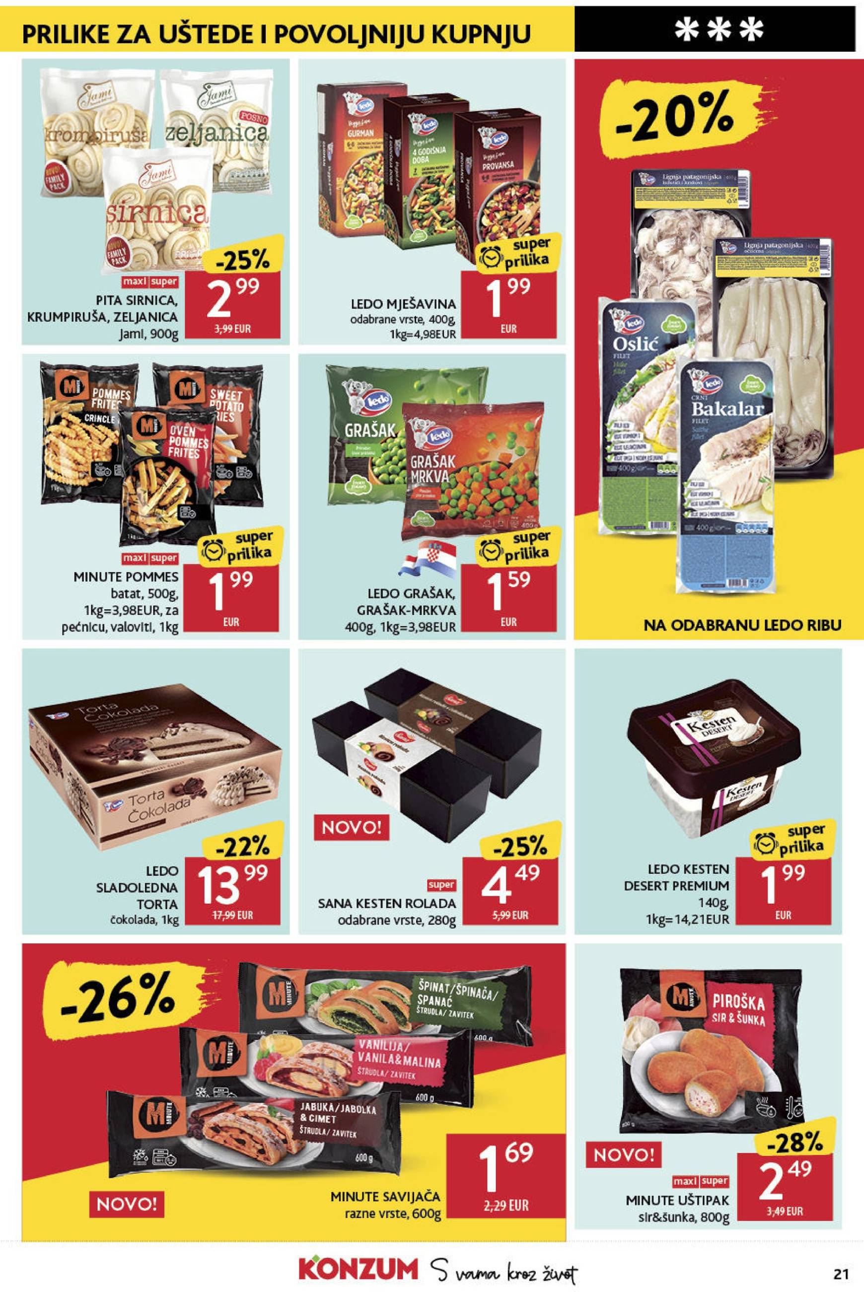 Konzum katalog vrijedi od 31.10. do 06.11. 21