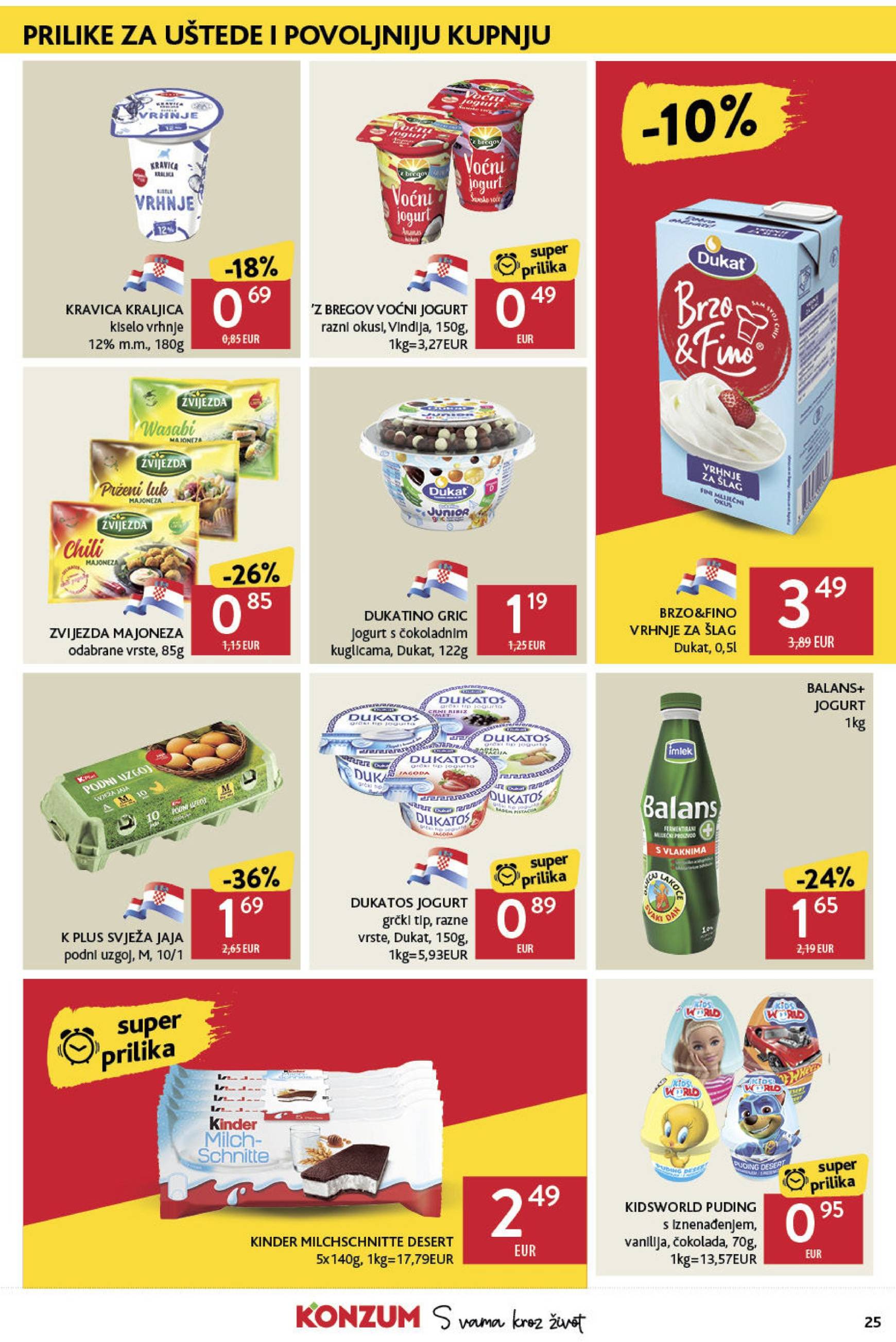 Konzum katalog vrijedi od 31.10. do 06.11. 25