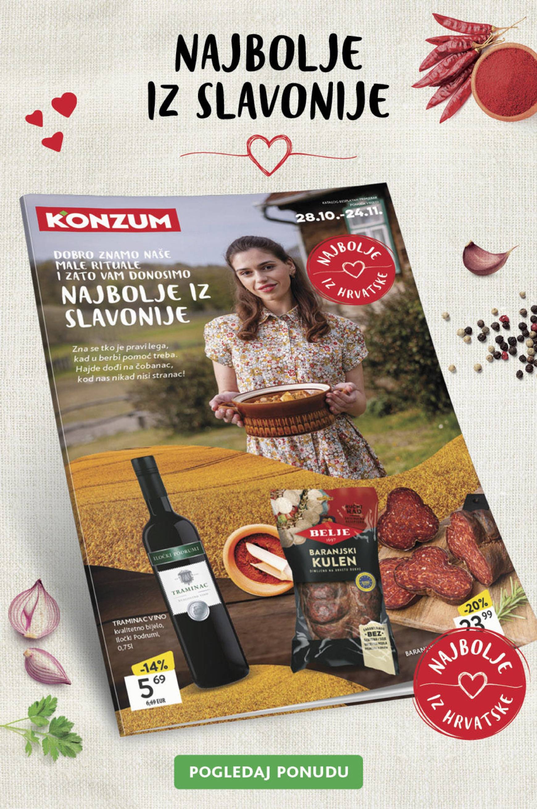 Konzum katalog vrijedi od 31.10. do 06.11. 44