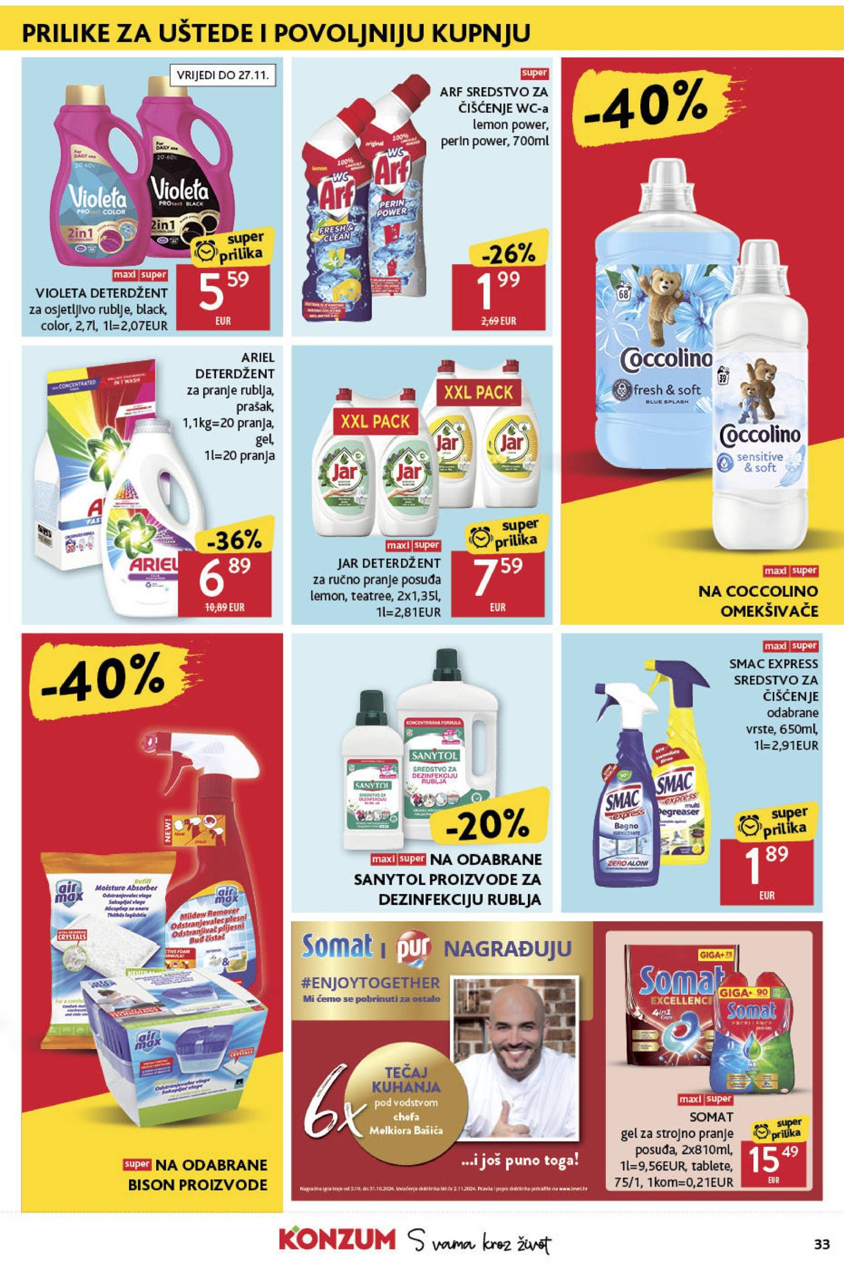 Konzum katalog vrijedi od 31.10. do 06.11. 33