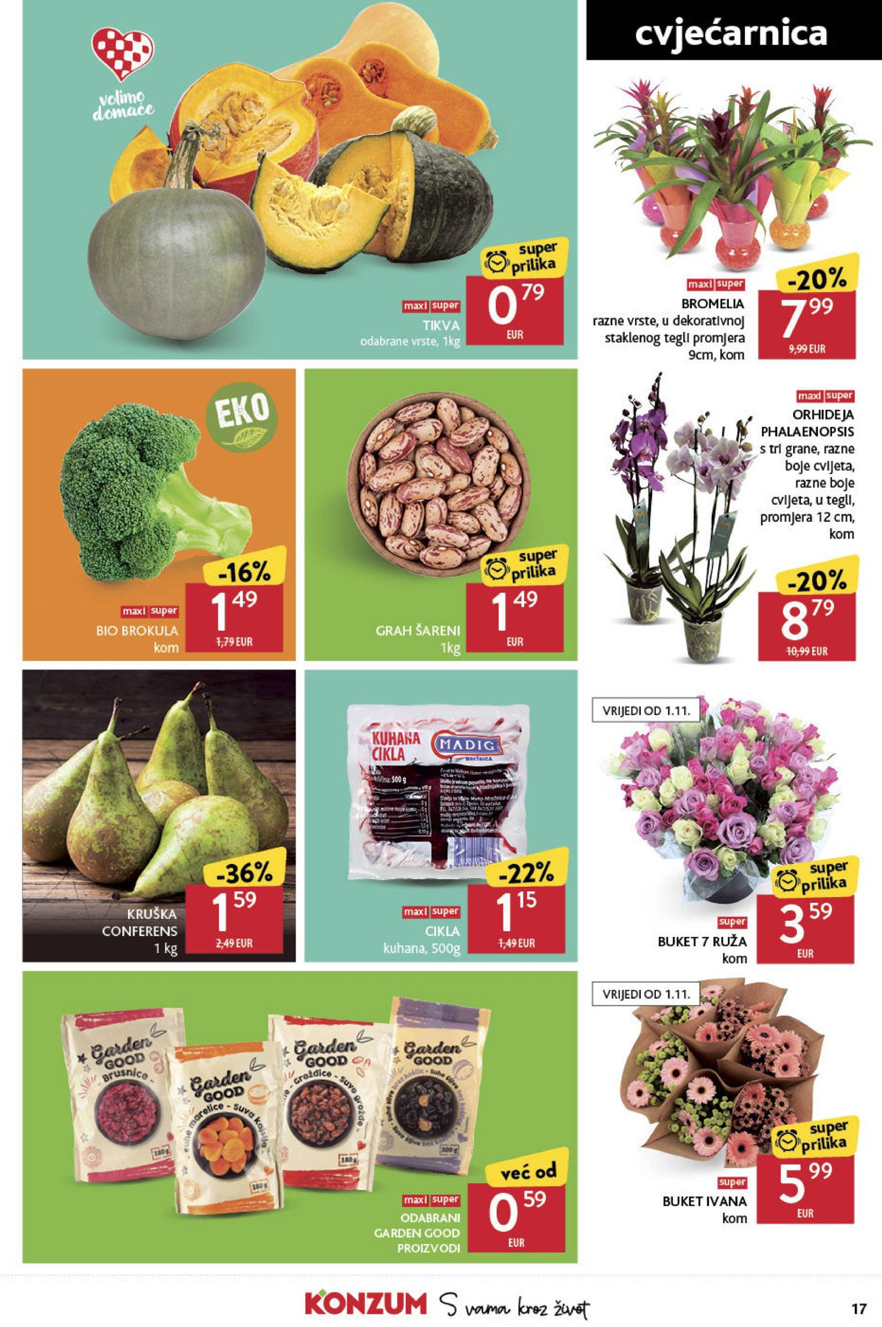 Konzum katalog vrijedi od 31.10. do 06.11. 17