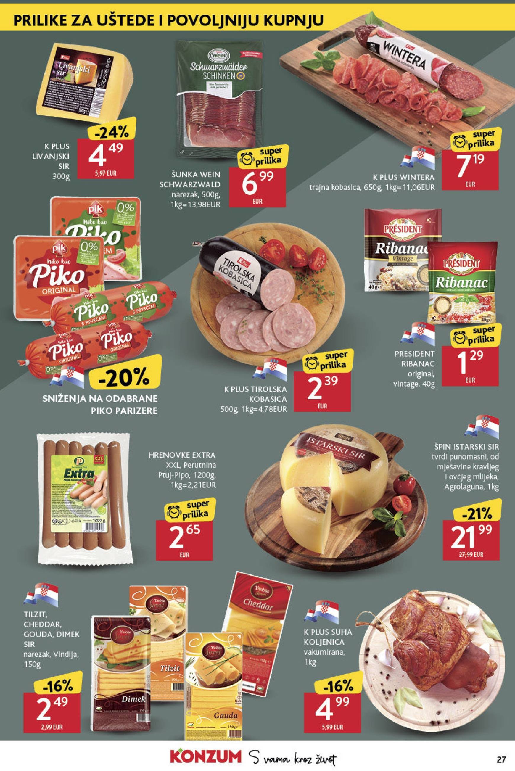 Konzum katalog vrijedi od 31.10. do 06.11. 27