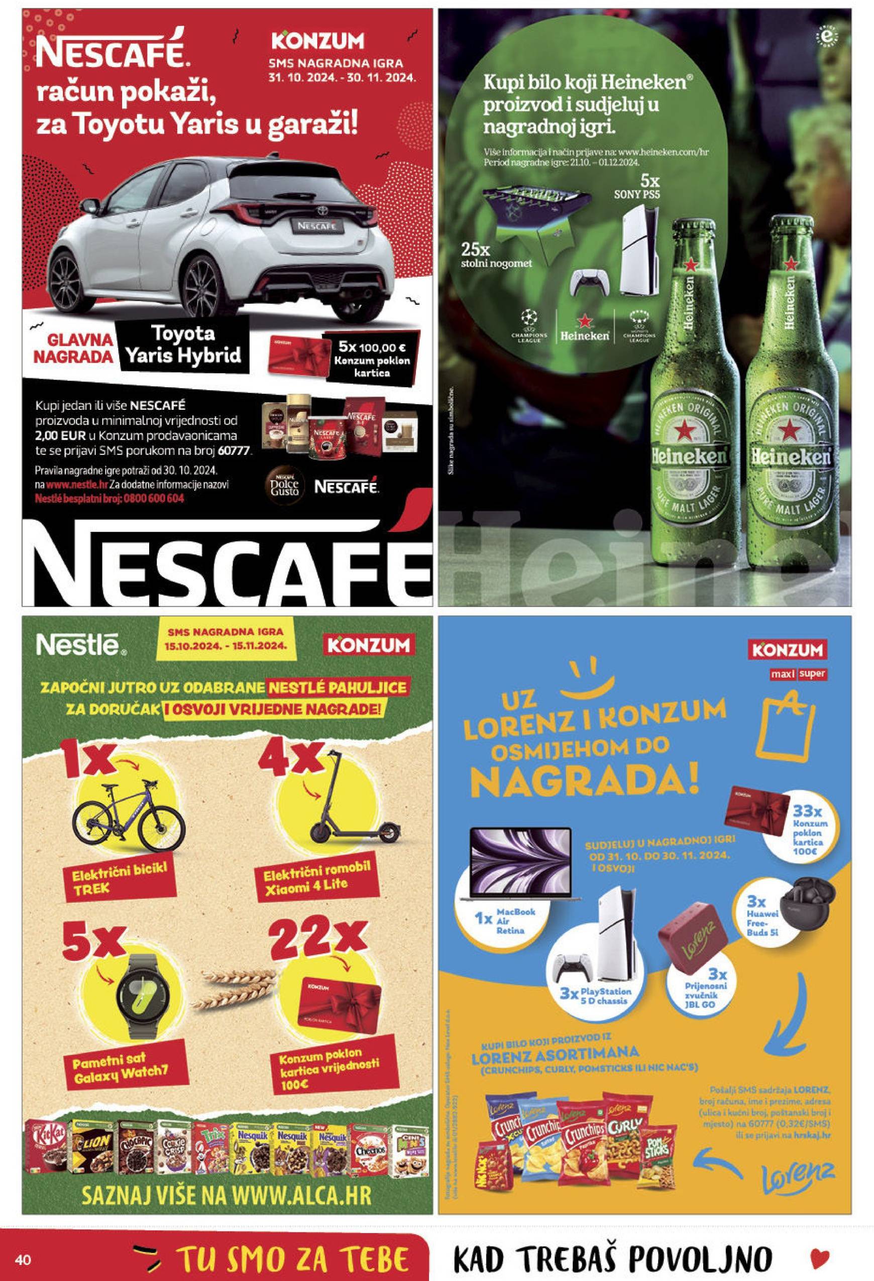 Konzum katalog vrijedi od 31.10. do 06.11. 40