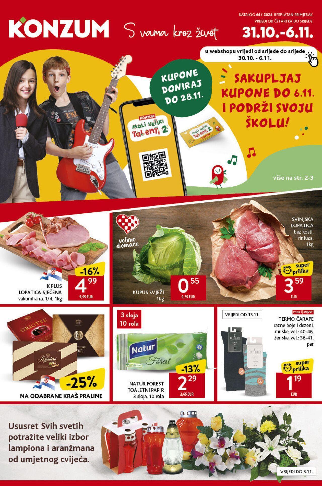 Katalog Konzum novi 31.10.2024 - 06.11.2024