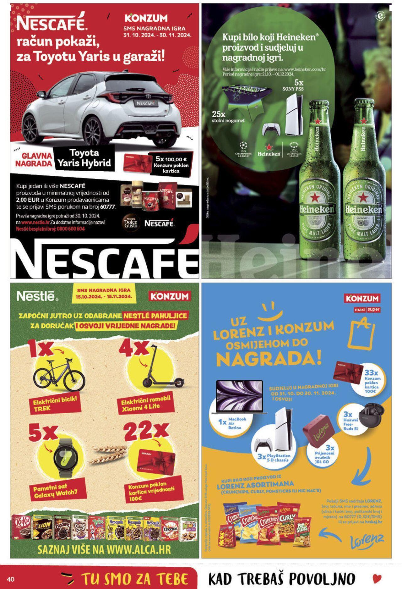 Katalog Konzum novi 31.10.2024 - 06.11.2024 40