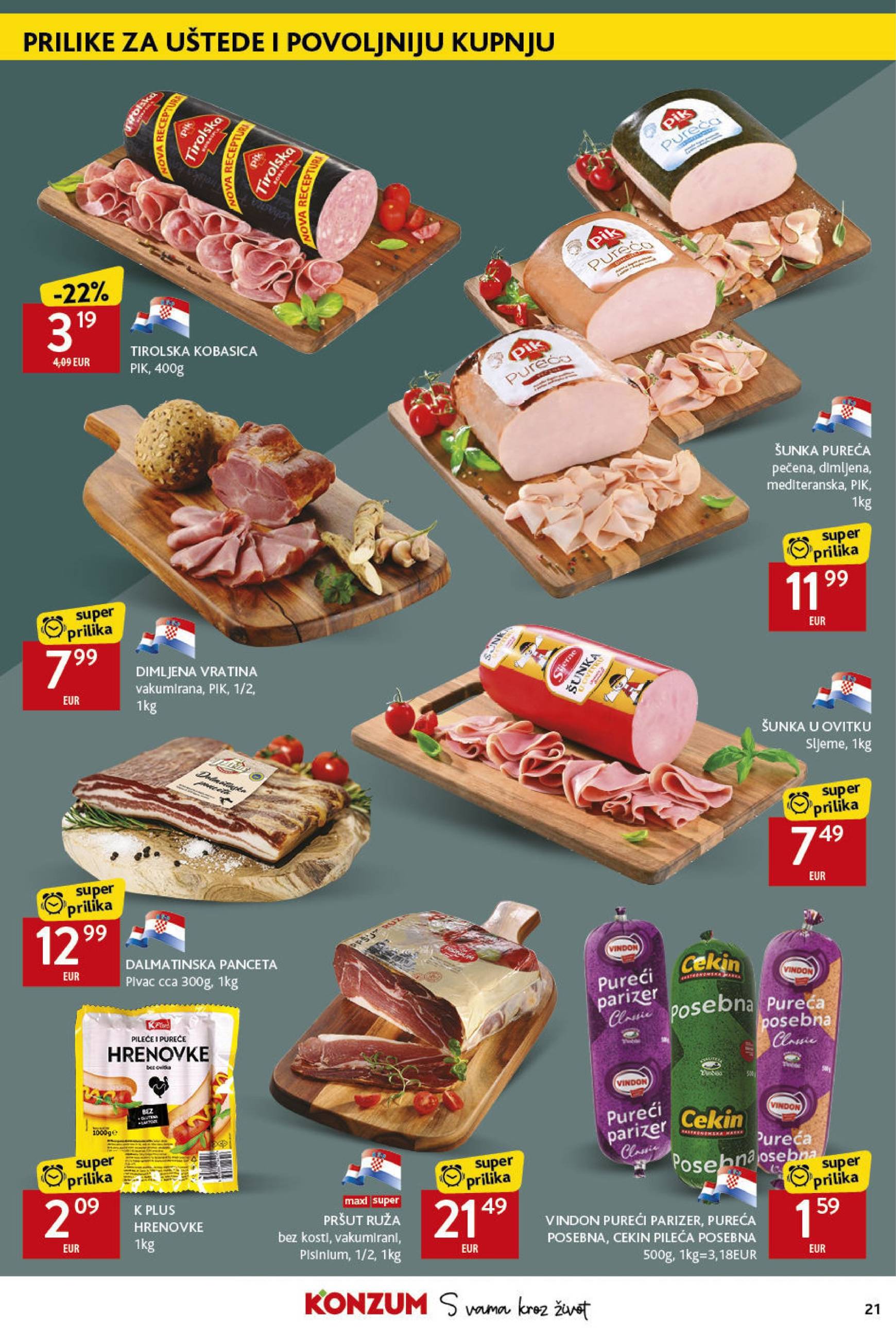 Konzum katalog vrijedi od 07.11. do 13.11. 21