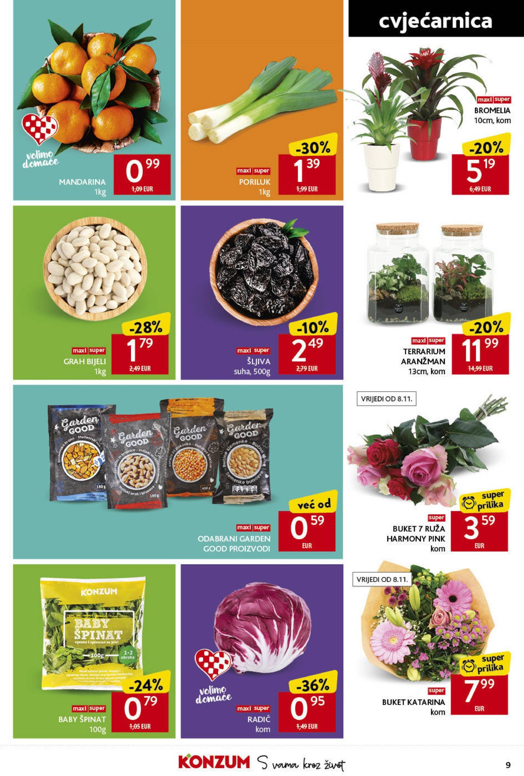 Konzum katalog vrijedi od 07.11. do 13.11. 9