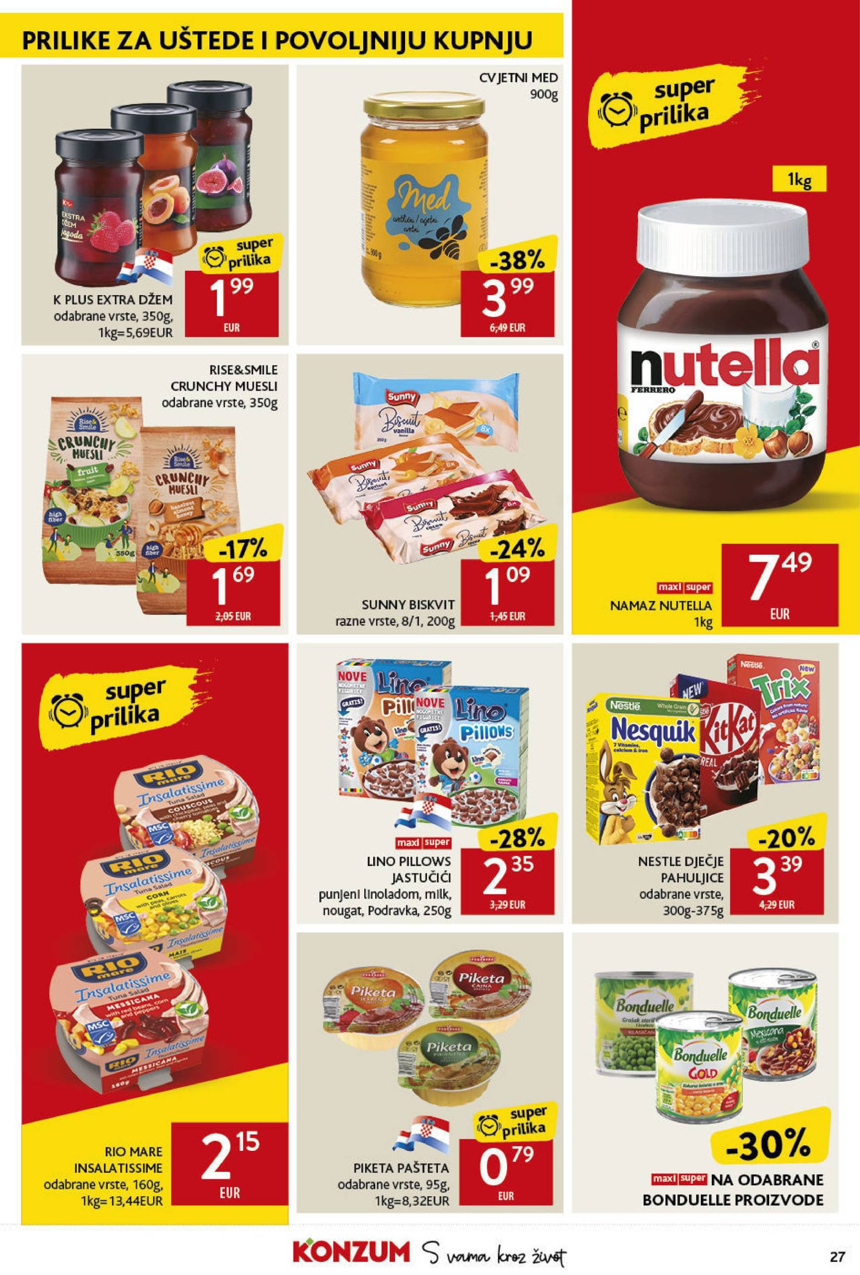 Konzum katalog vrijedi od 07.11. do 13.11. 27