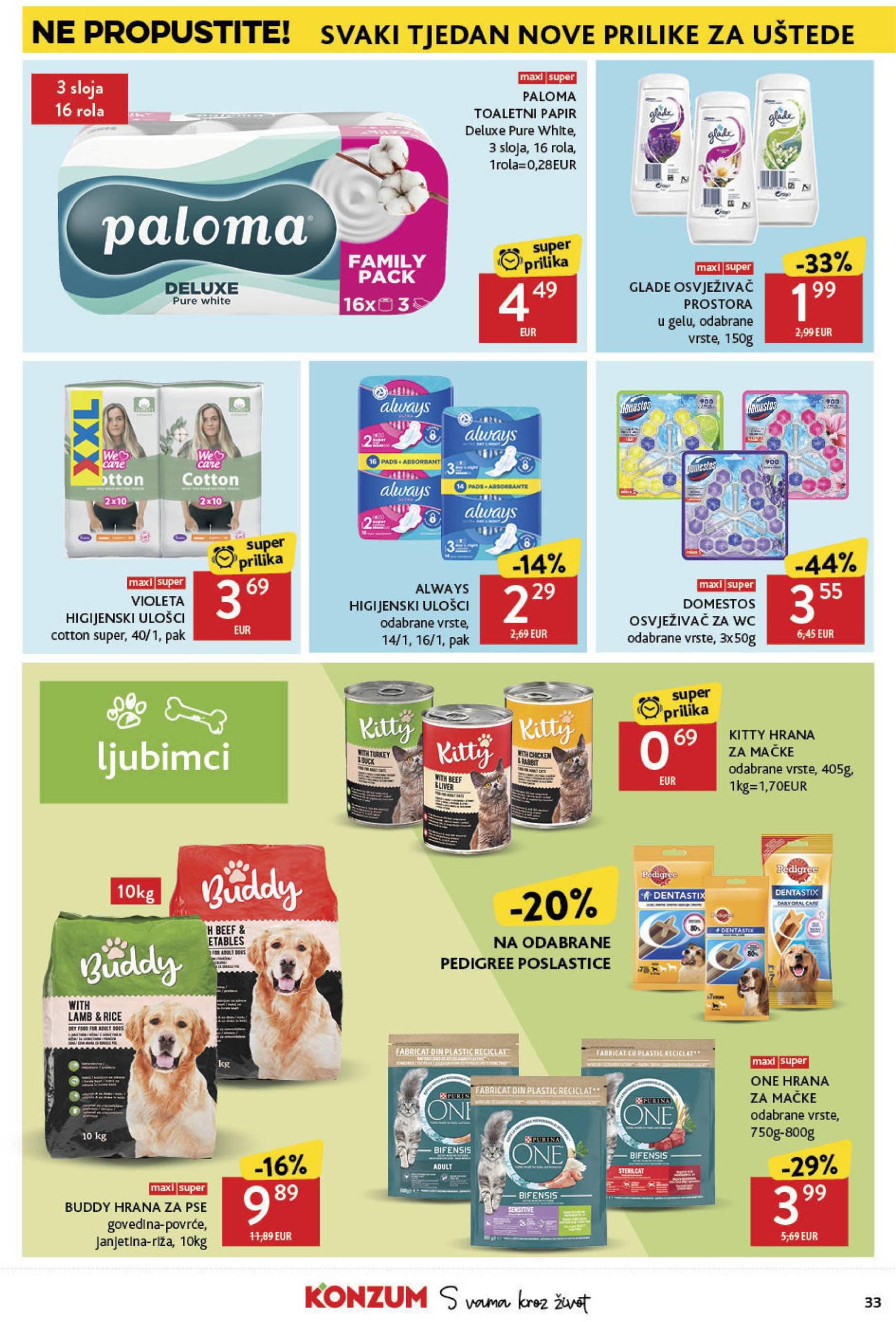 Konzum katalog vrijedi od 07.11. do 13.11. 33