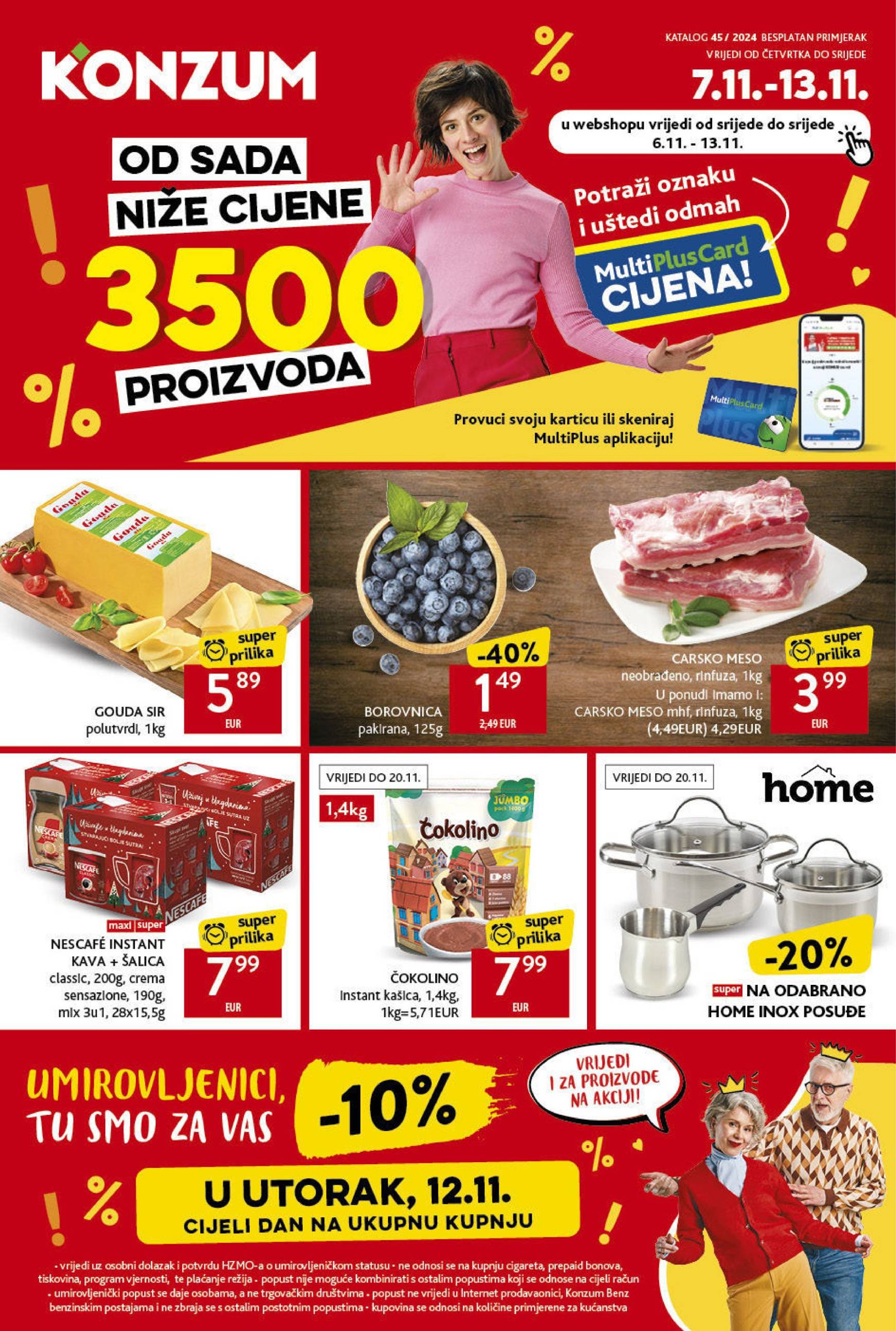 Konzum katalog vrijedi od 07.11. do 13.11.