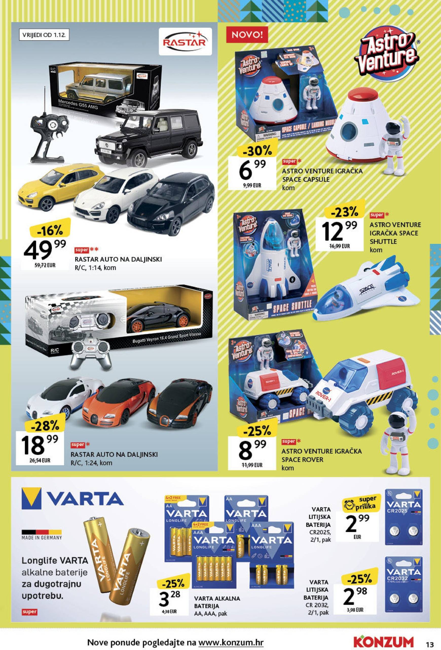 Konzum - Katalog Čaroban svijet dječje igre katalog vrijedi od 19.11. do 31.12. 13