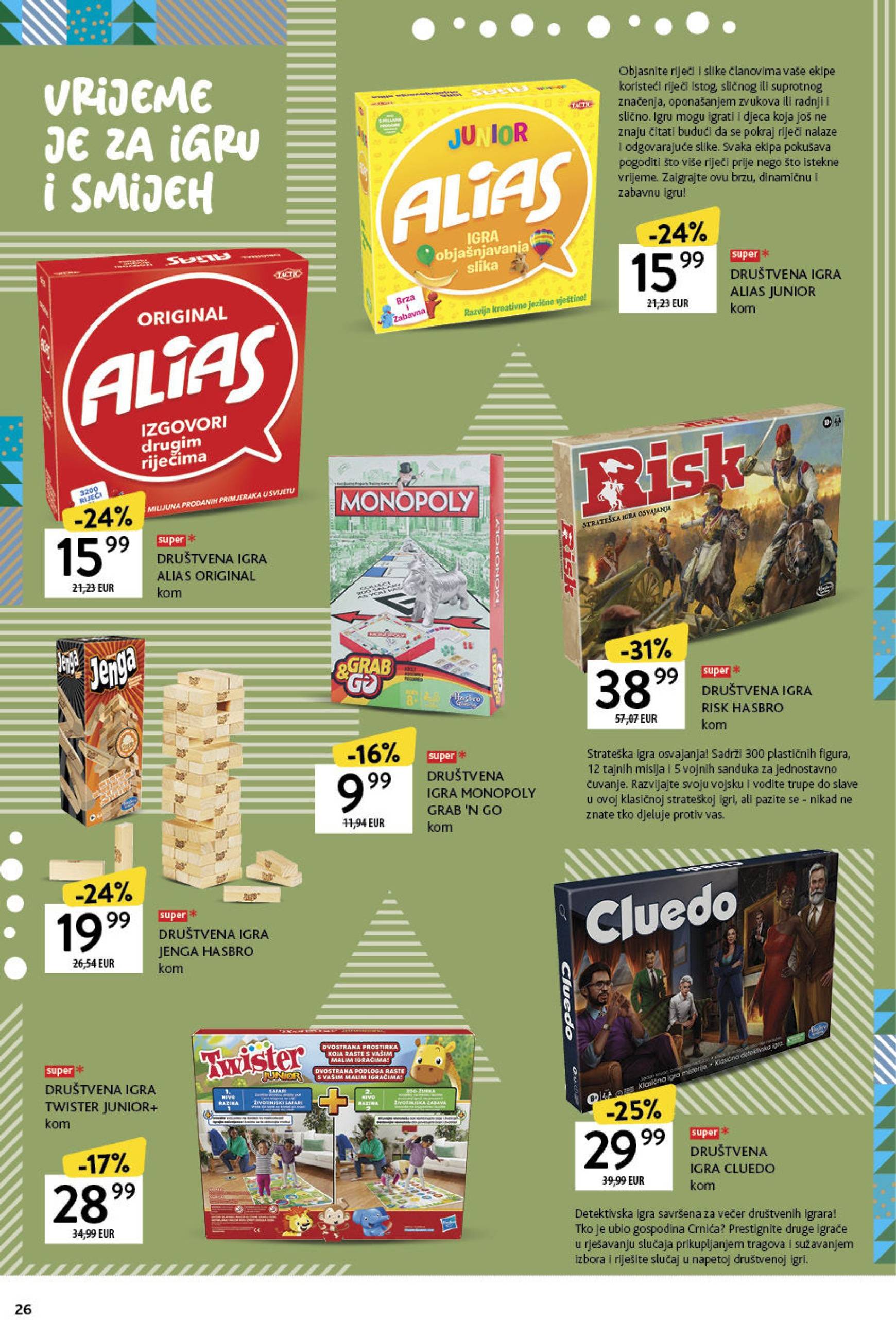 Konzum - Katalog Čaroban svijet dječje igre katalog vrijedi od 19.11. do 31.12. 26