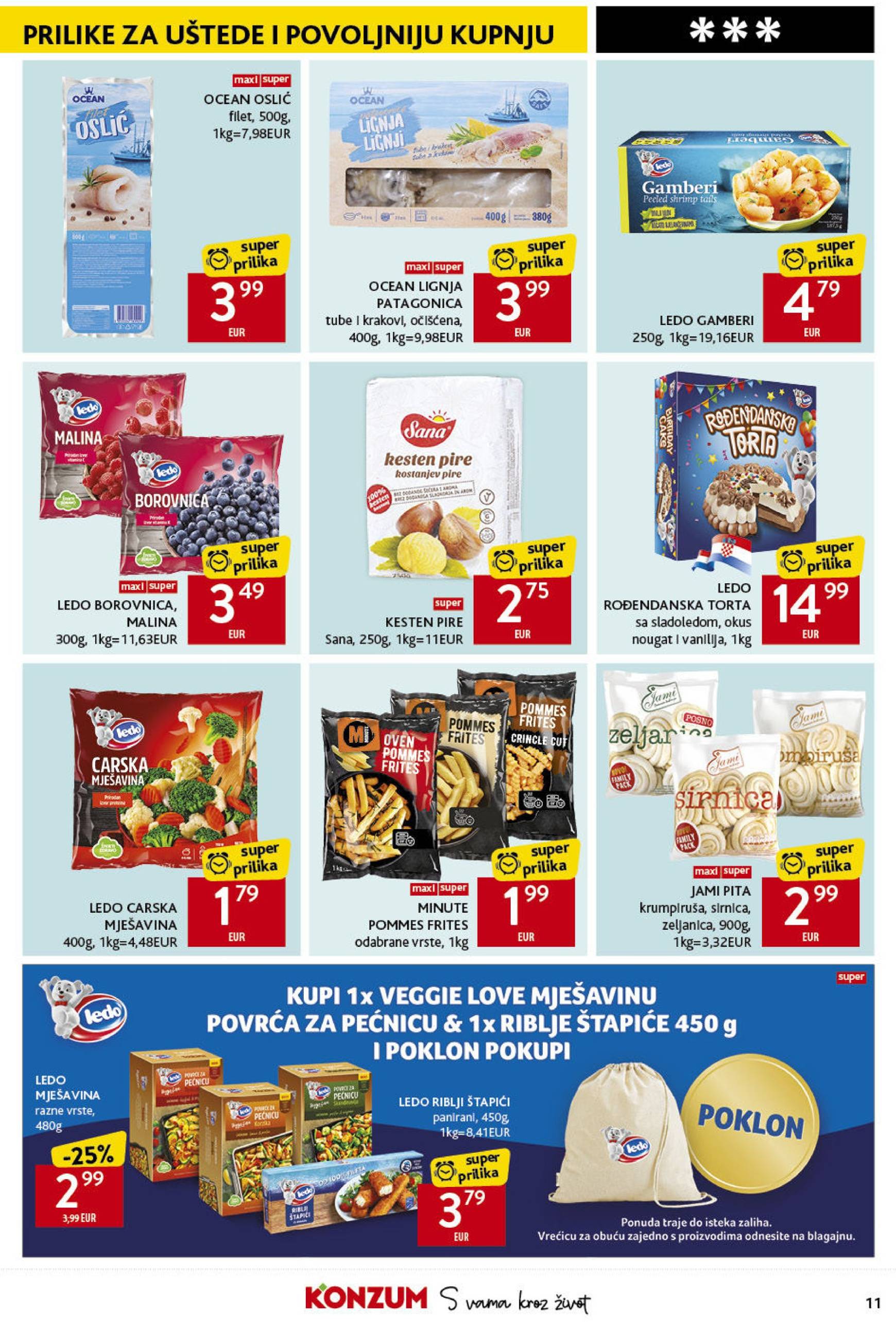 Konzum katalog vrijedi od 21.11. do 27.11. 11