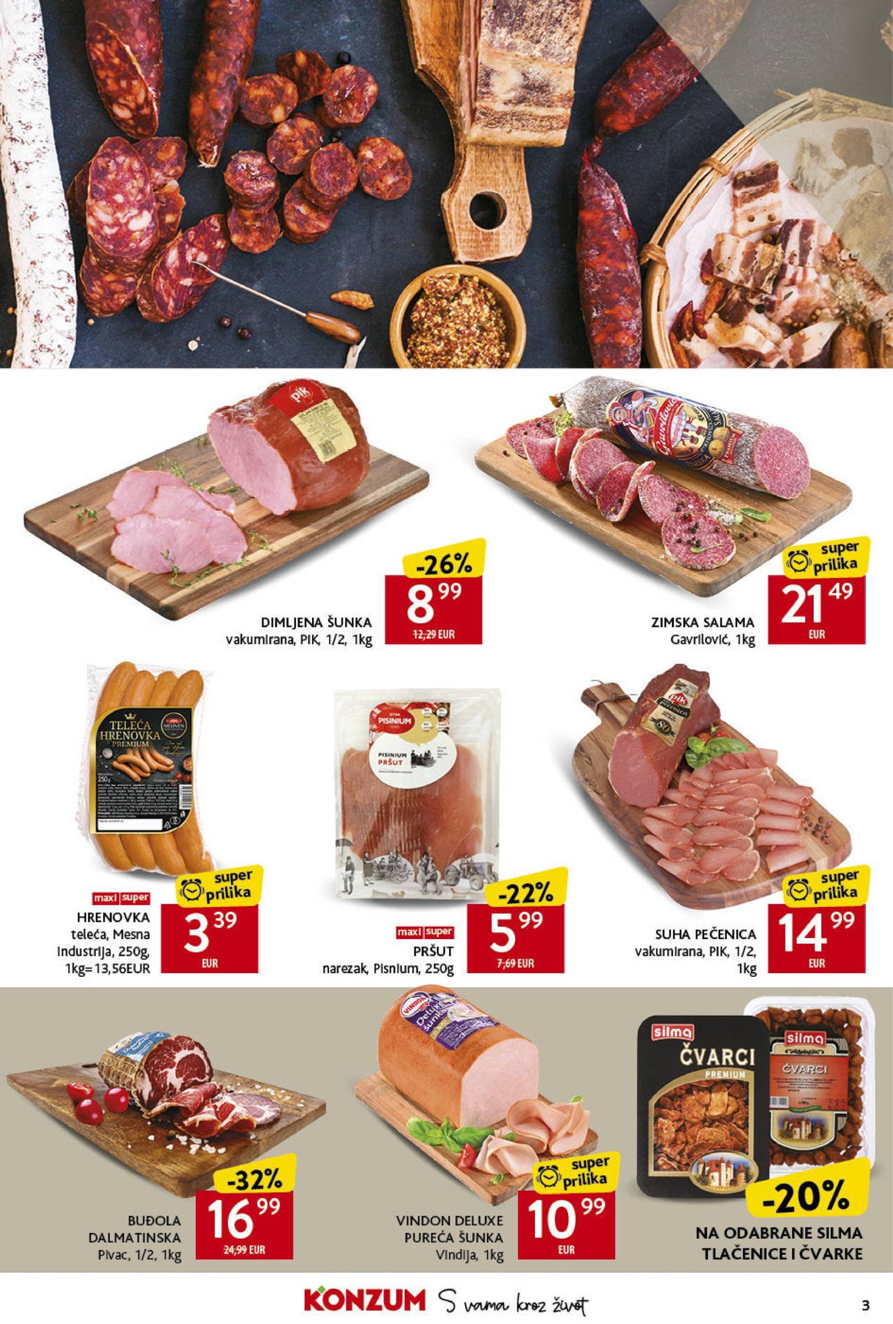 Konzum katalog vrijedi od 21.11. do 27.11. 3