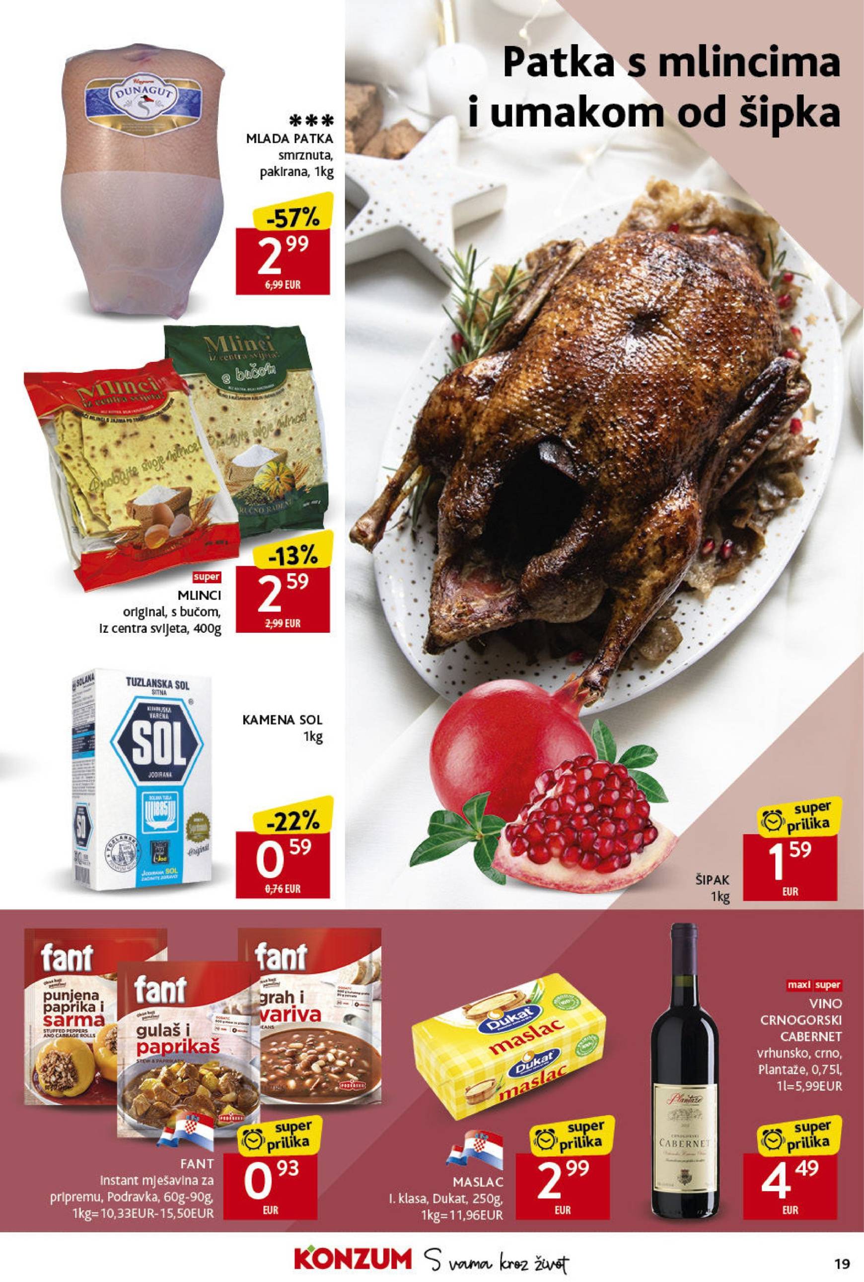 Konzum katalog vrijedi od 21.11. do 27.11. 19