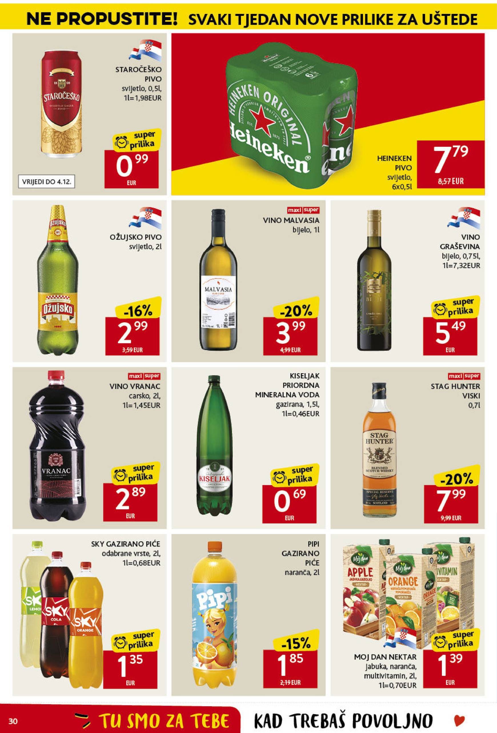 Konzum katalog vrijedi od 21.11. do 27.11. 30