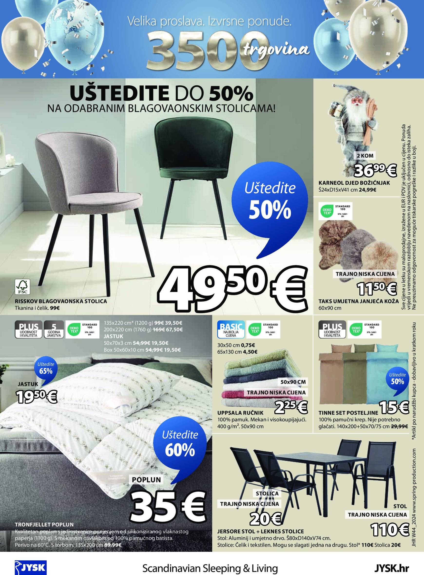 JYSK katalog vrijedi od 30.10. do 01.12. 16