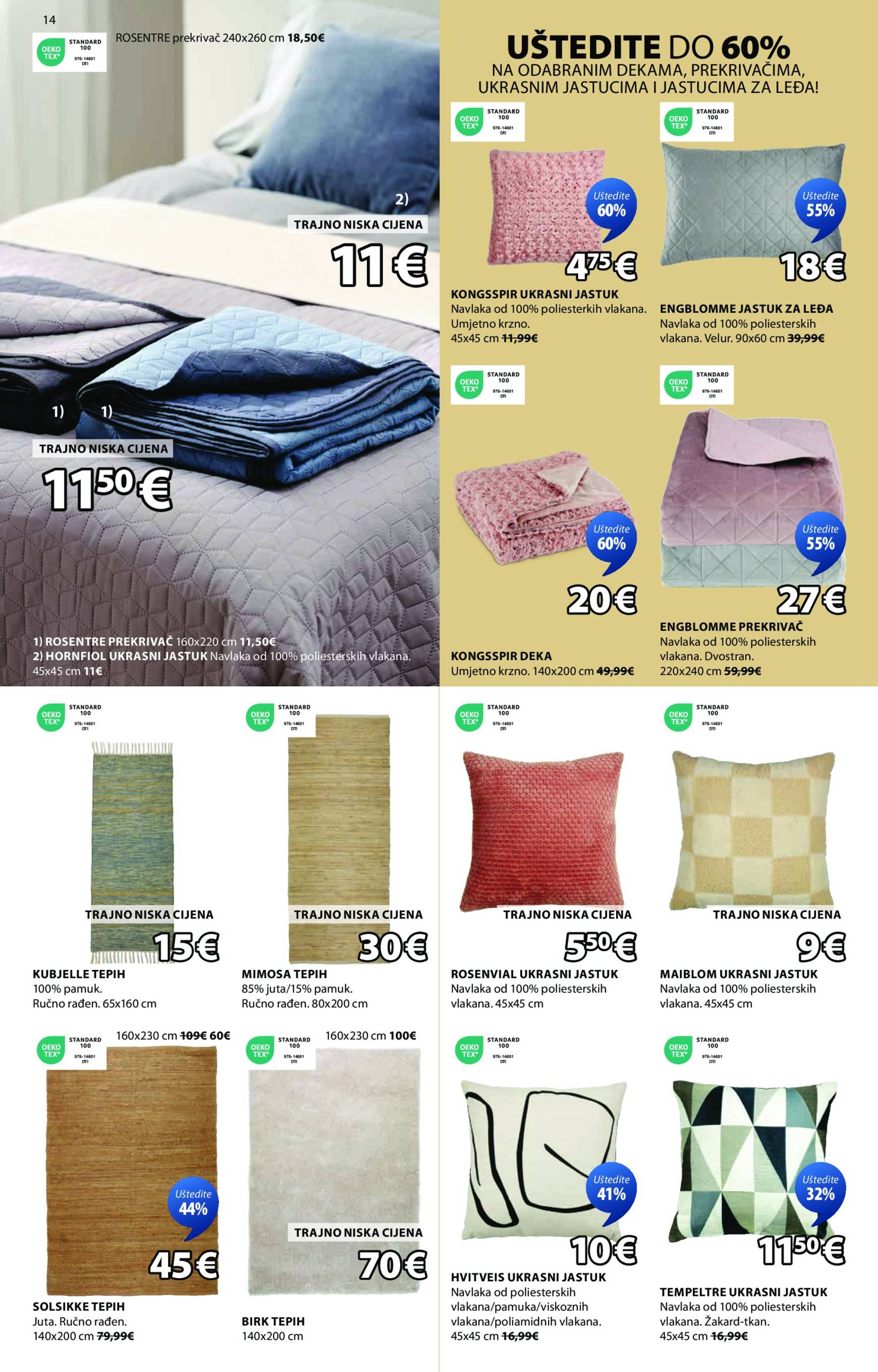 JYSK katalog vrijedi od 06.11. do 01.12. 14