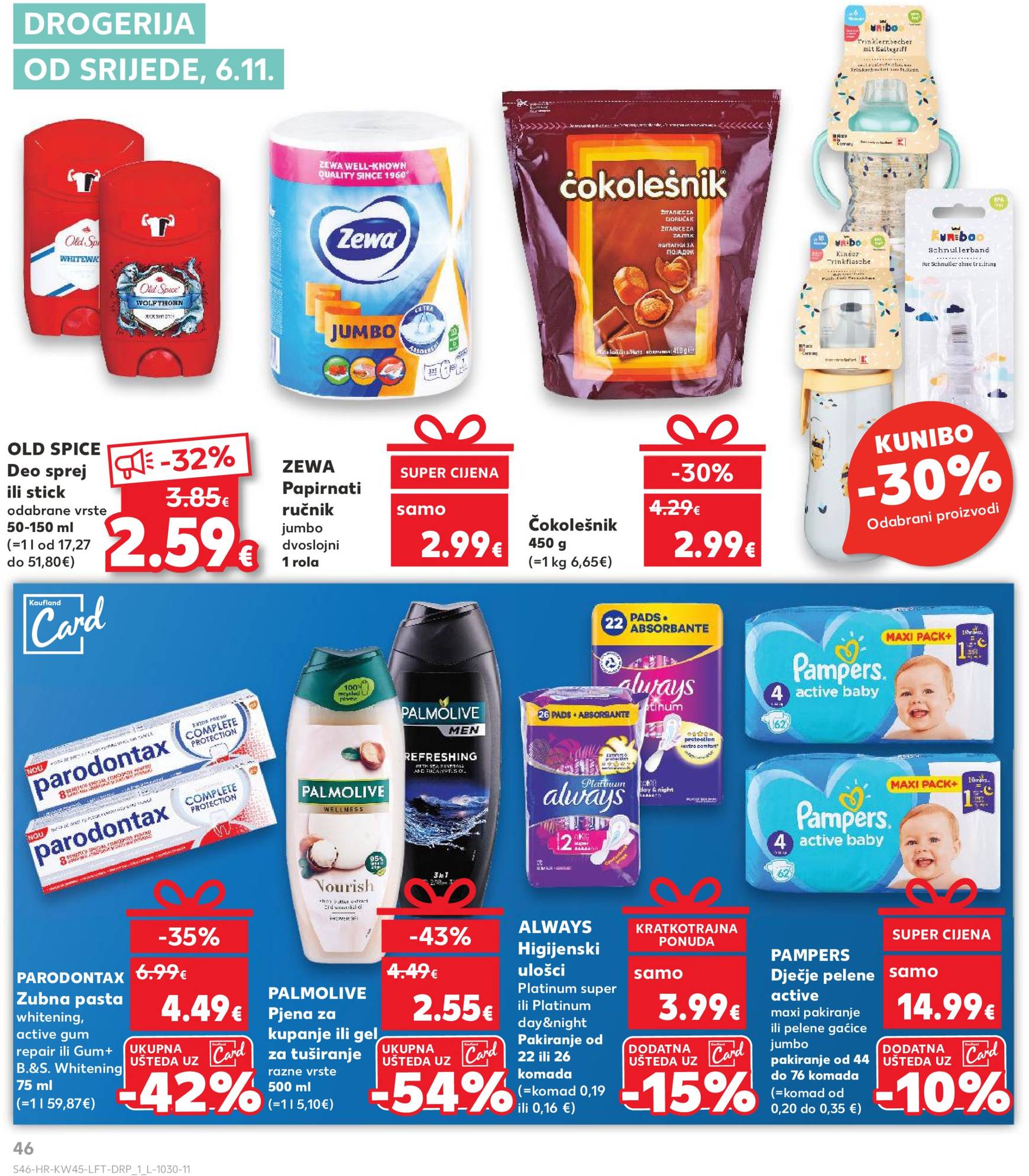 Kaufland katalog vrijedi od 06.11. do 12.11. 46