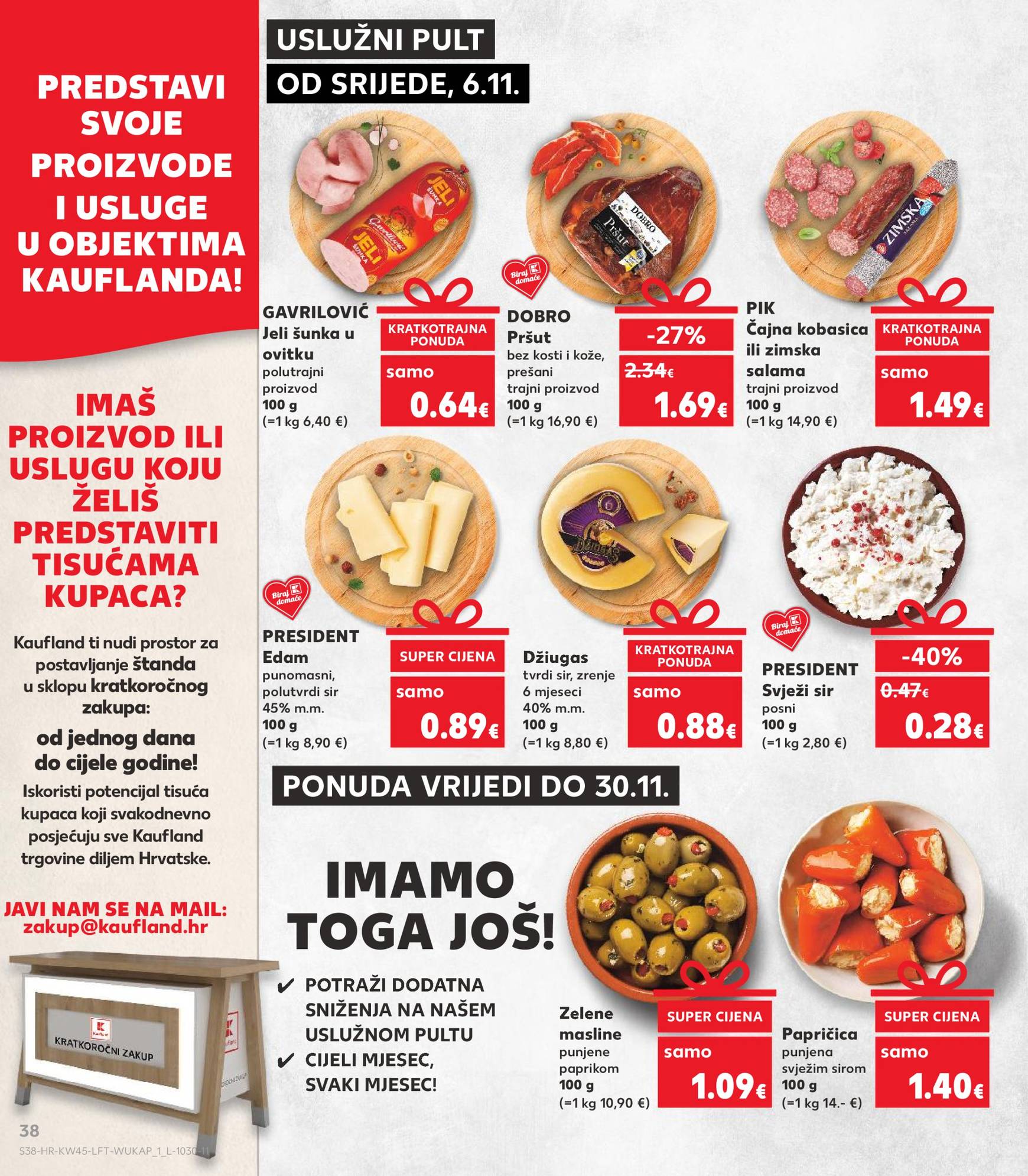 Kaufland katalog vrijedi od 06.11. do 12.11. 38