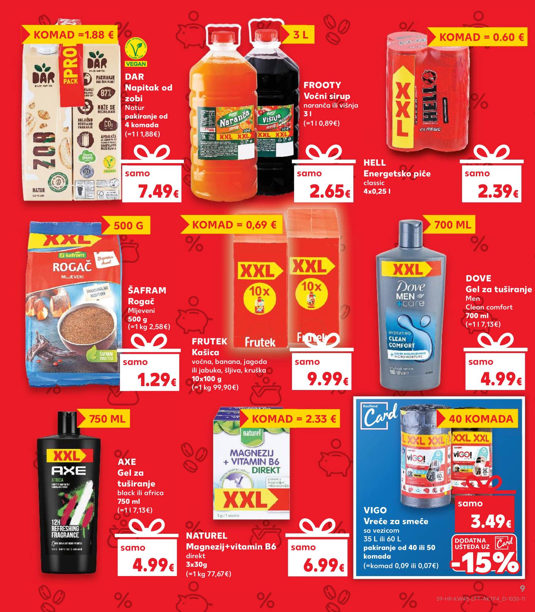 Kaufland katalog vrijedi od 06.11. do 12.11. 9