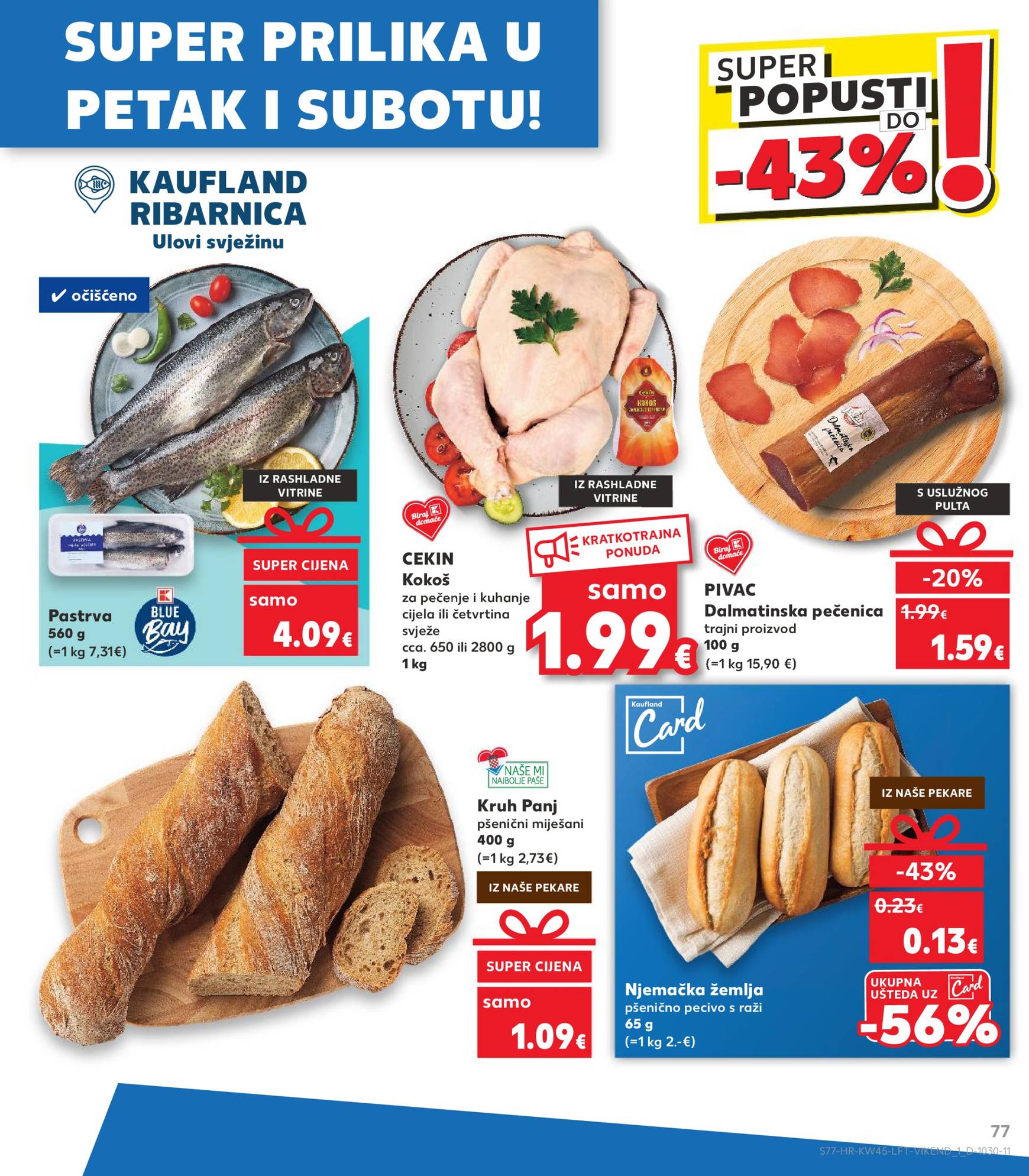 Kaufland katalog vrijedi od 06.11. do 12.11. 77