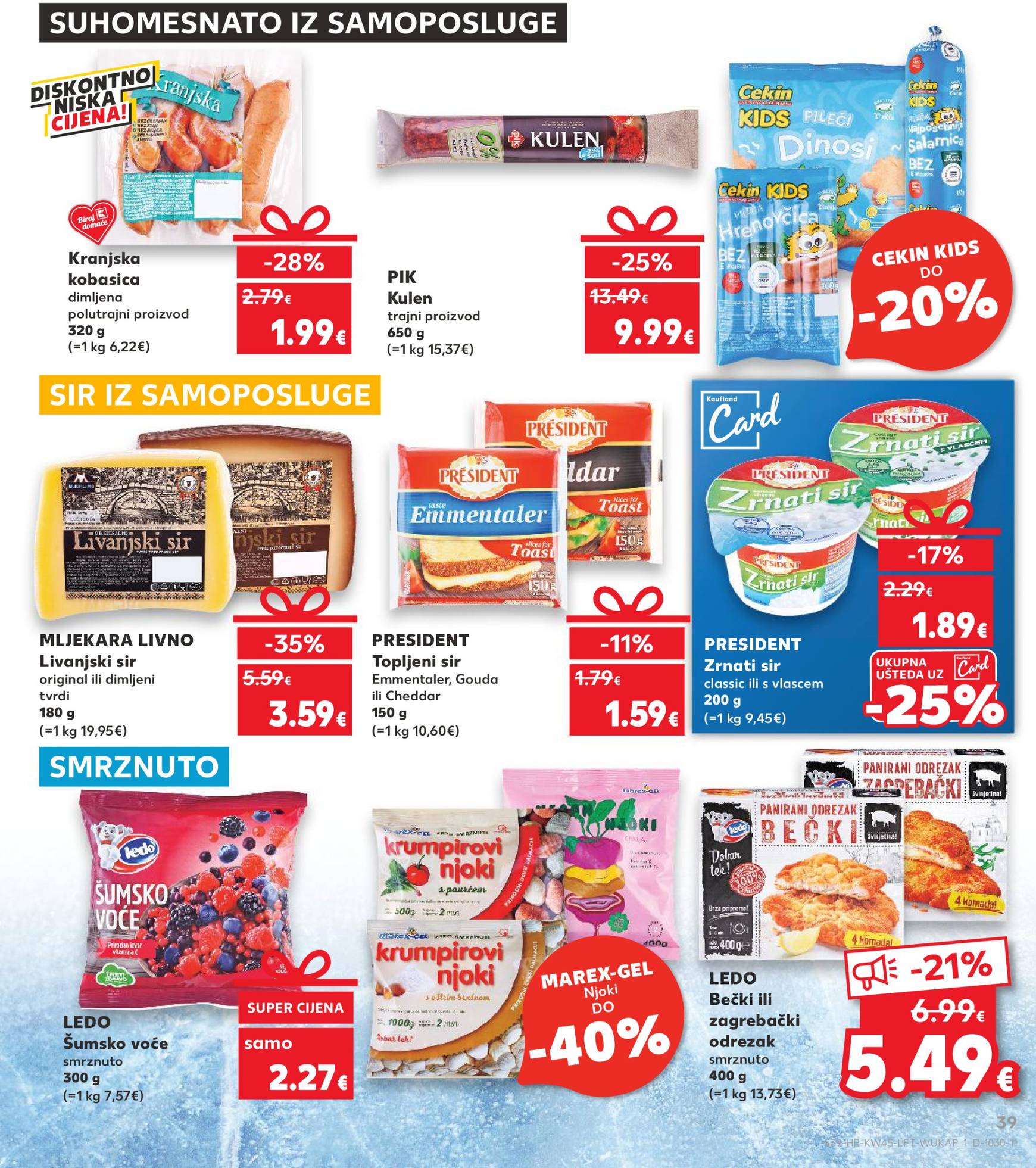 Kaufland katalog vrijedi od 06.11. do 12.11. 39