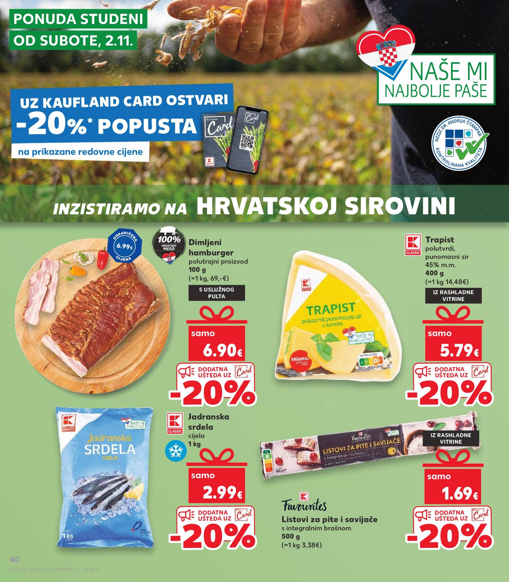 Kaufland katalog vrijedi od 06.11. do 12.11. 40