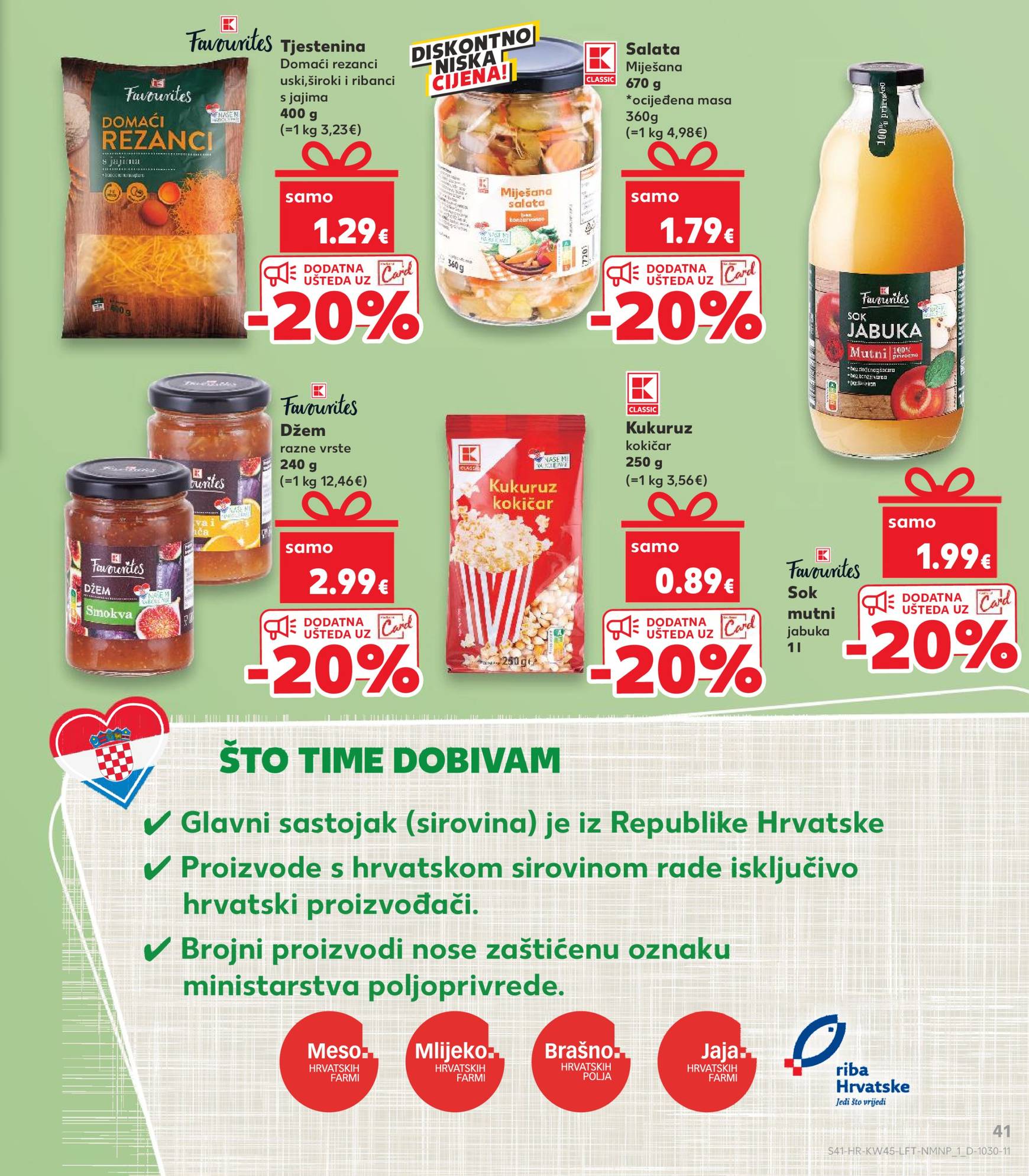 Kaufland katalog vrijedi od 06.11. do 12.11. 41