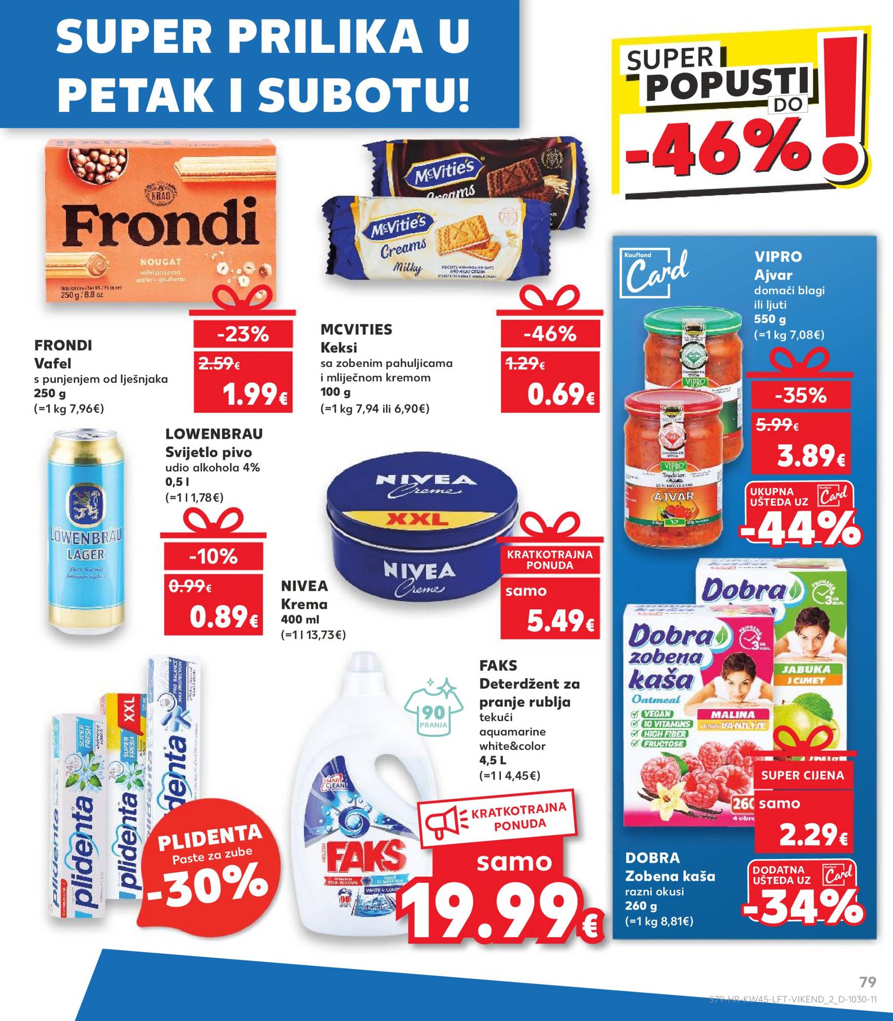 Kaufland katalog vrijedi od 06.11. do 12.11. 79