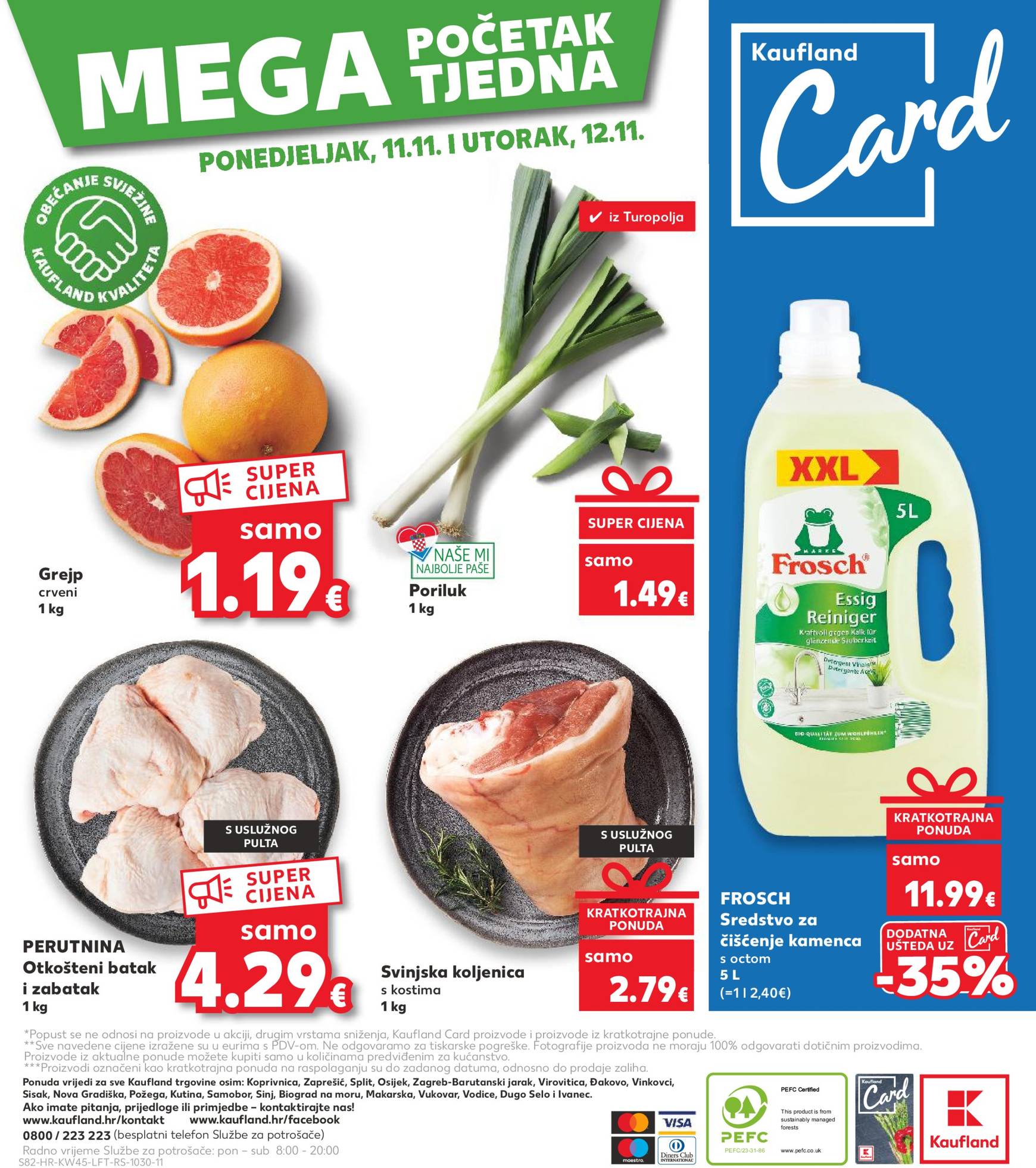 Kaufland katalog vrijedi od 06.11. do 12.11. 82